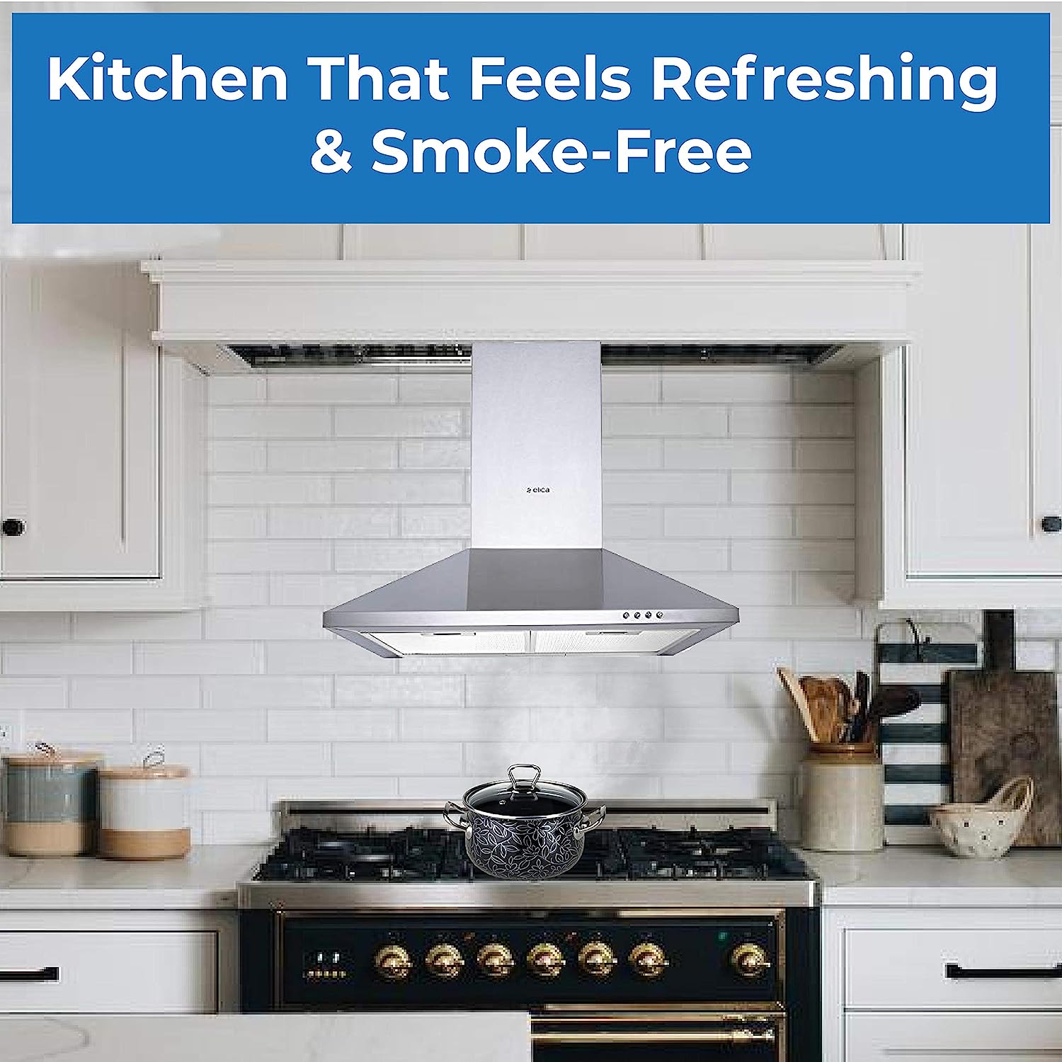 elica STRIP BF 60 SS 60cm 880m3/hr Ductless Wall Mounted Chimney with Push Button Control (Silver)_9