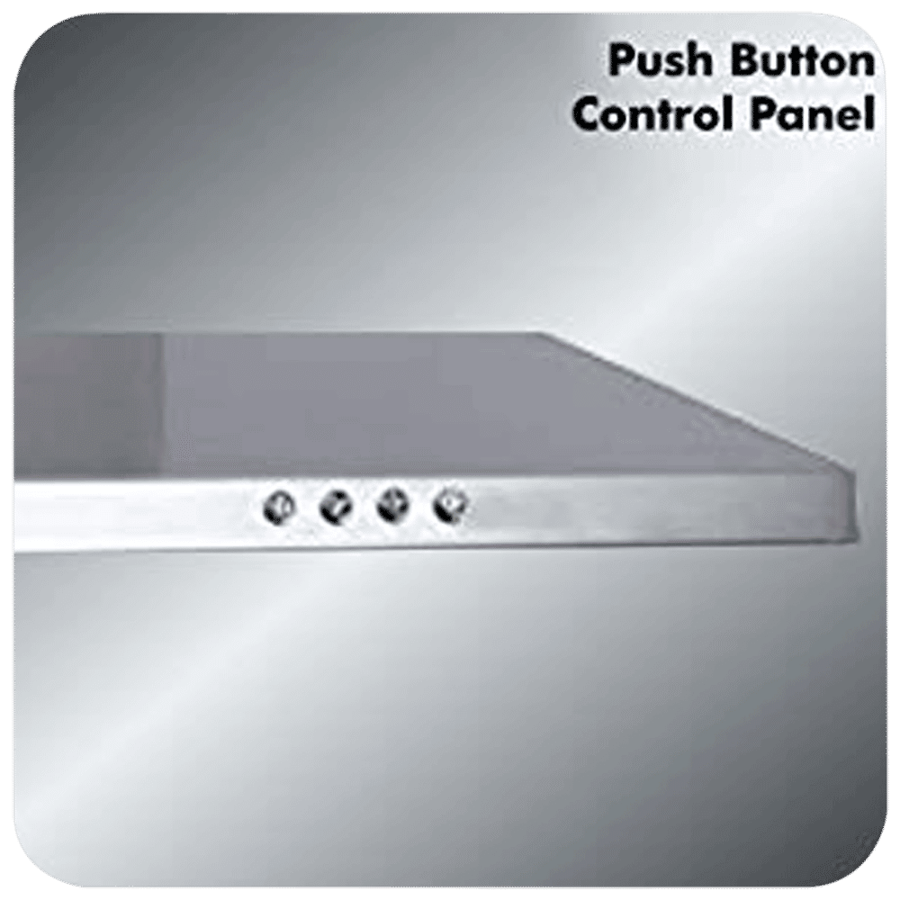 elica STRIP BF 60 SS 60cm 880m3/hr Ductless Wall Mounted Chimney with Push Button Control (Silver)_11