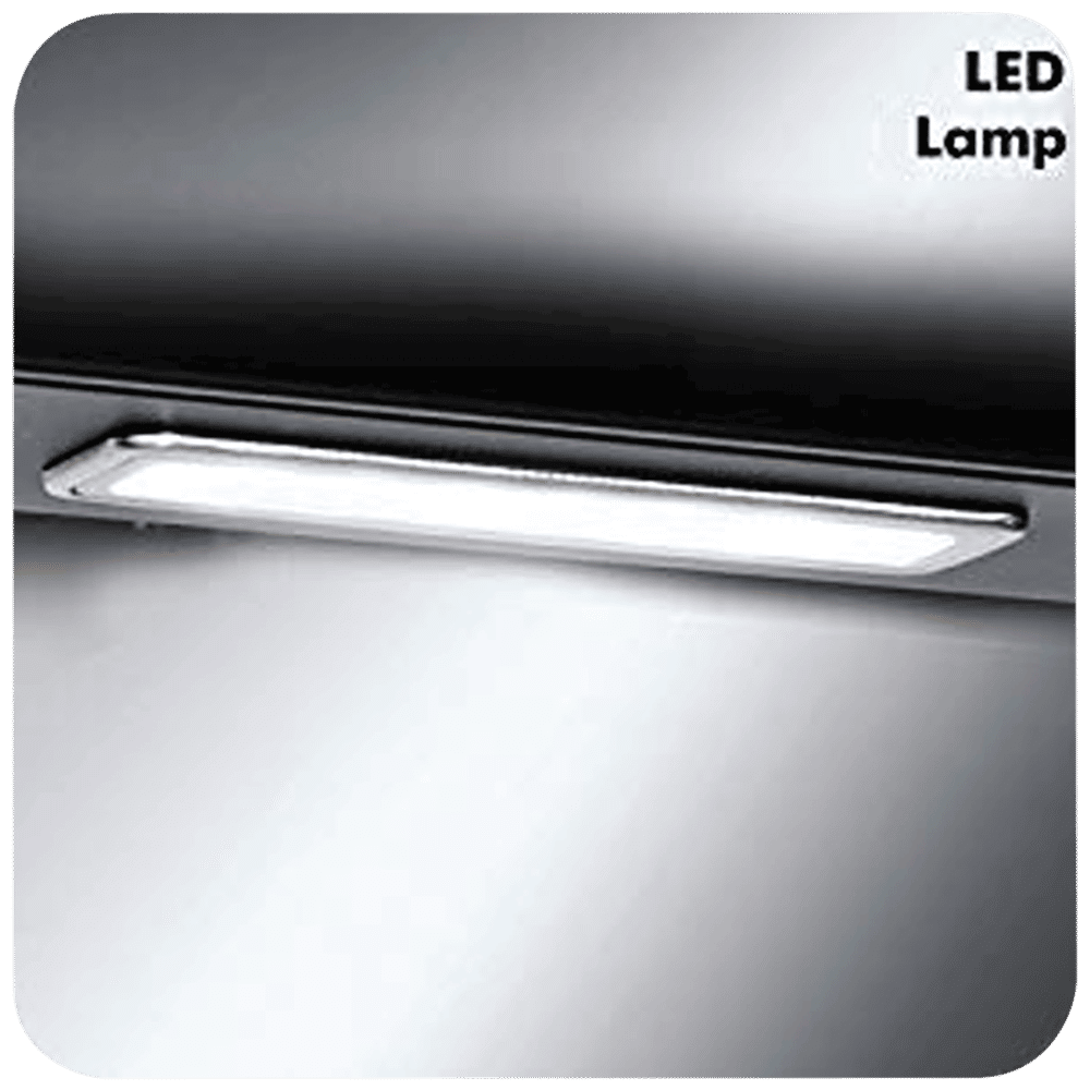 elica STRIP BF 60 SS 60cm 880m3/hr Ductless Wall Mounted Chimney with Push Button Control (Silver)_12