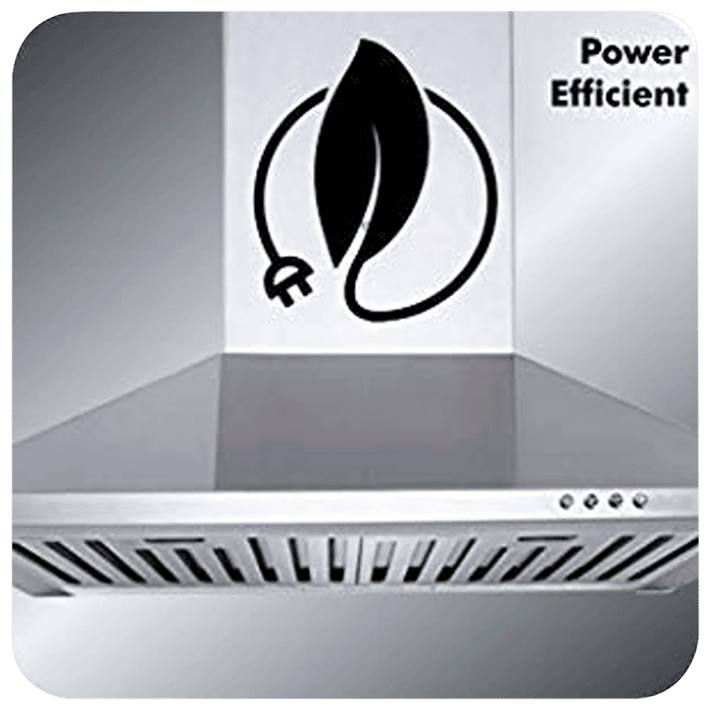 elica STRIP BF 60 SS 60cm 880m3/hr Ductless Wall Mounted Chimney with Push Button Control (Silver)_4