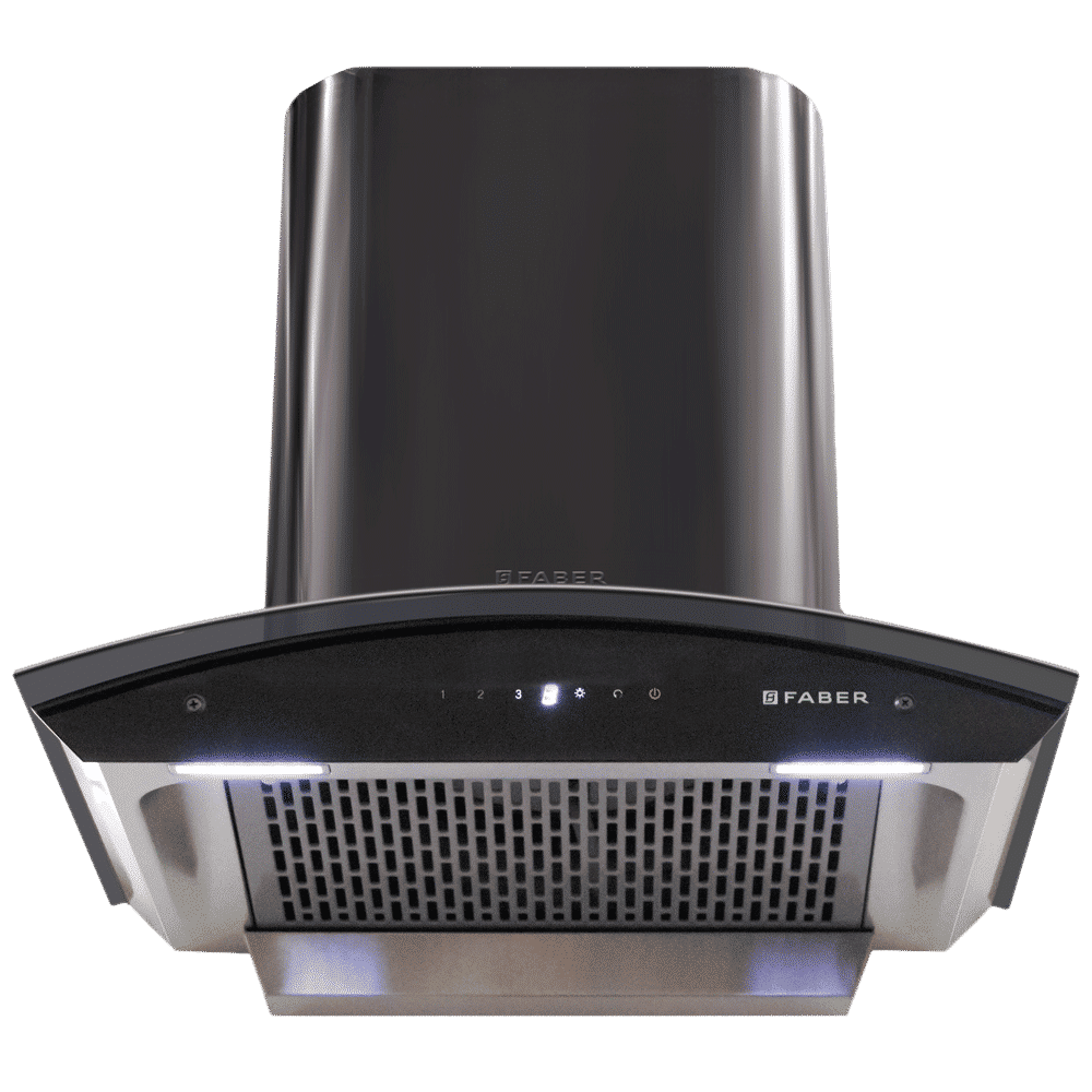 FABER Orient 60cm 1200m3/hr Ducted Auto Clean Wall Mounted Chimney with Touch Controls (Black)_6