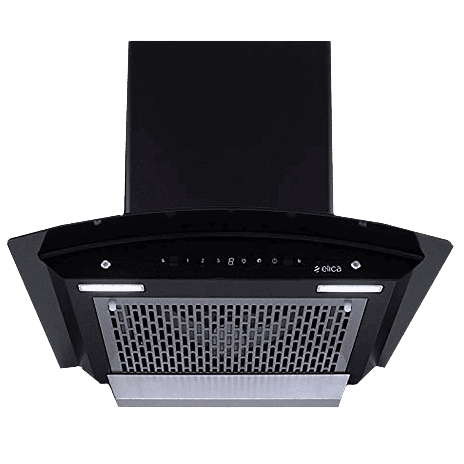 elica WDFL 606 HAC LTW MS NERO 60cm 1200m3/hr Ducted Auto Clean Wall Mounted Chimney with Touch Control Panel (Black)_4