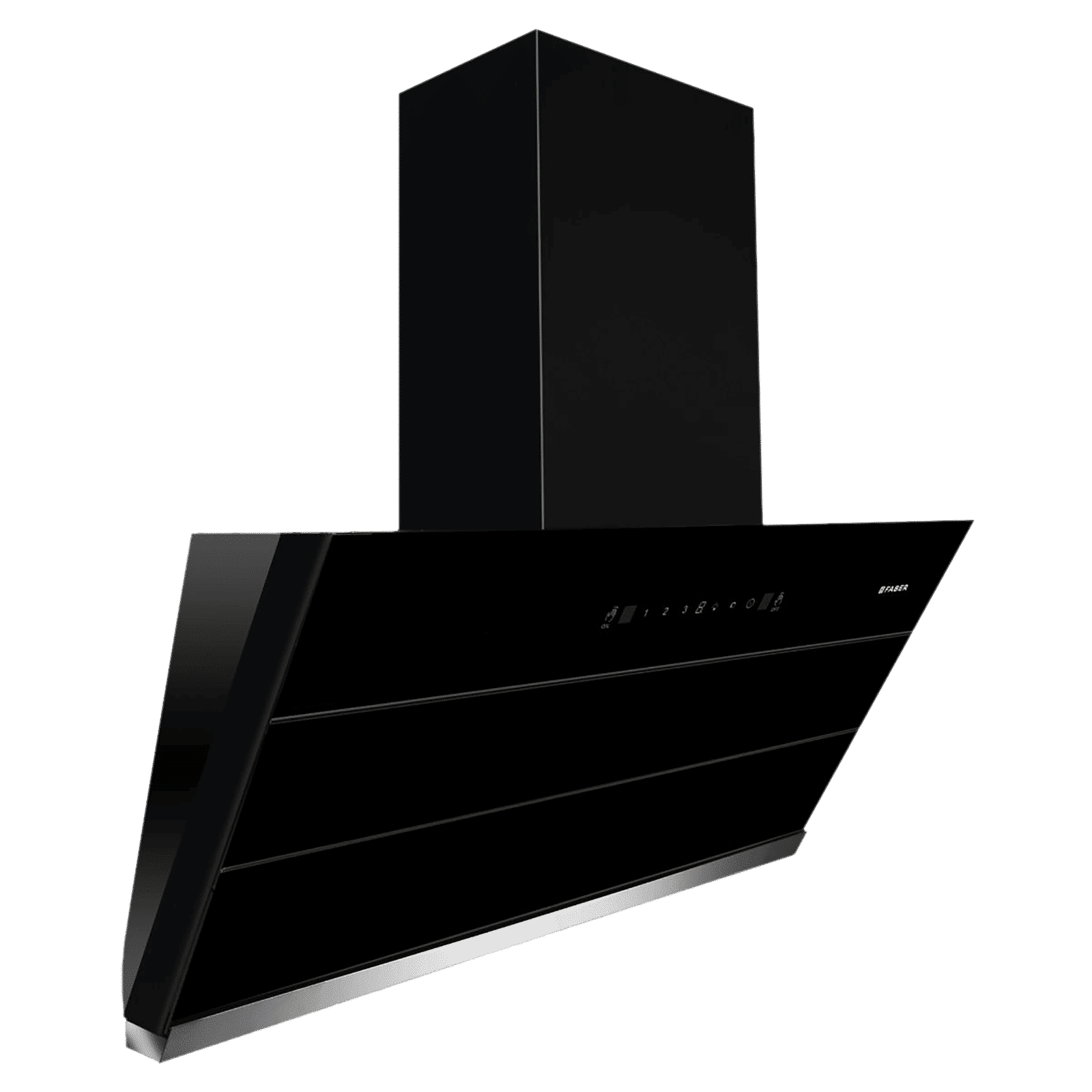 FABER Hood Zenith FL SC AC BK 90cm 1350m3/hr Ducted Auto Clean Wall Mounted Chimney with Touch Control (Black)_5