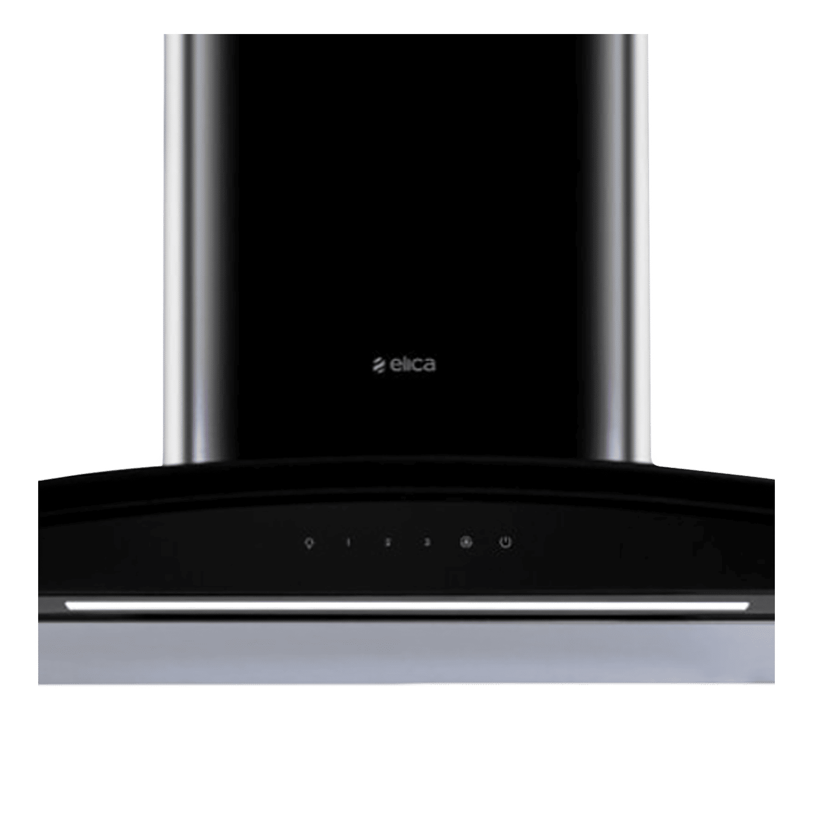 elica GLACE EDS PLUS HE LTW 90 BK NERO T4V LED S 90cm 1220m3/hr Ductless Wall Mounted Chimney with Touch T4V Control (Black)_4