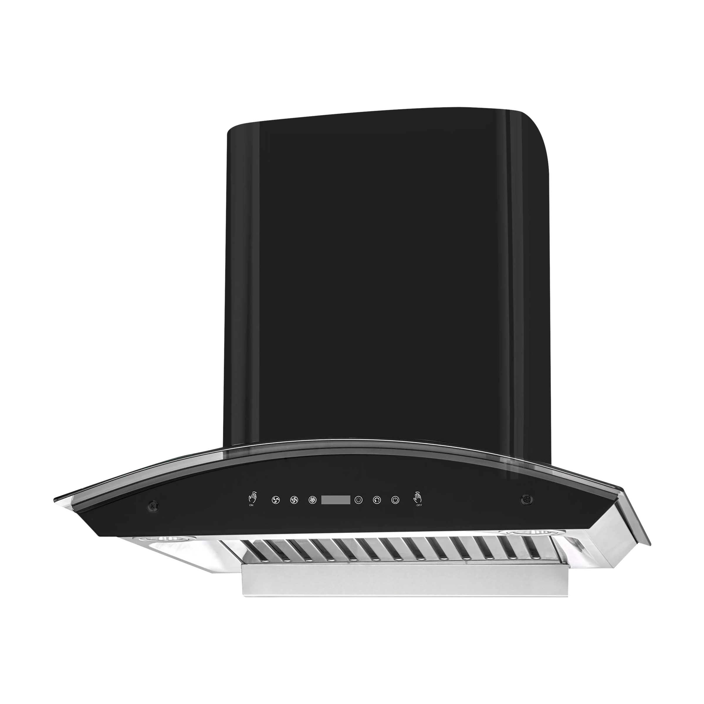 KAFF PRIMA TX DHC 60cm 1180m3/hr Ducted Auto Clean Wall Mounted Chimney with Thermostatic Touch Control Panel (Black)_11