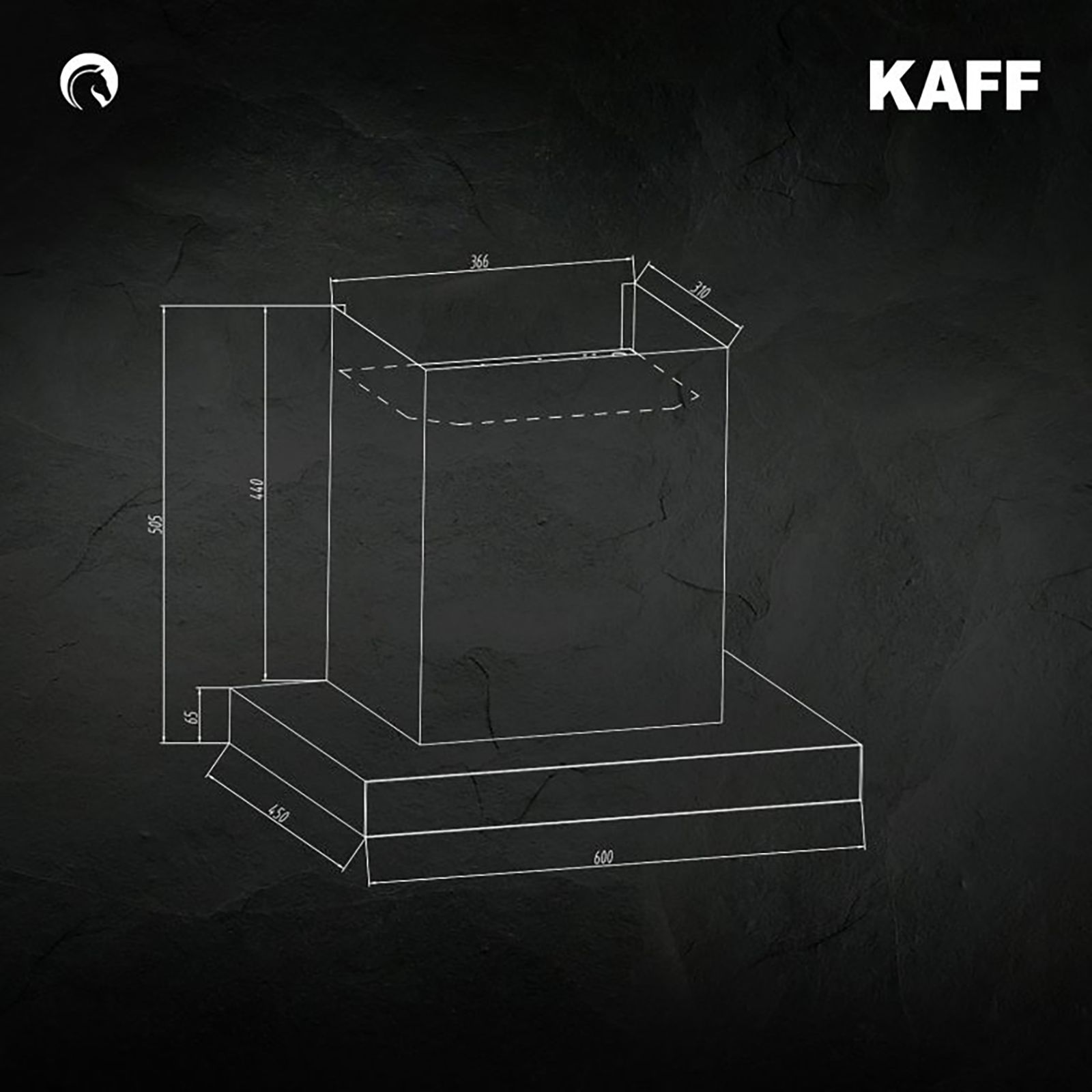 KAFF VITO DHC 60cm 1180m3/hr Ducted Auto Clean Wall Mounted Chimney with Touch Control Panel (Black)_9