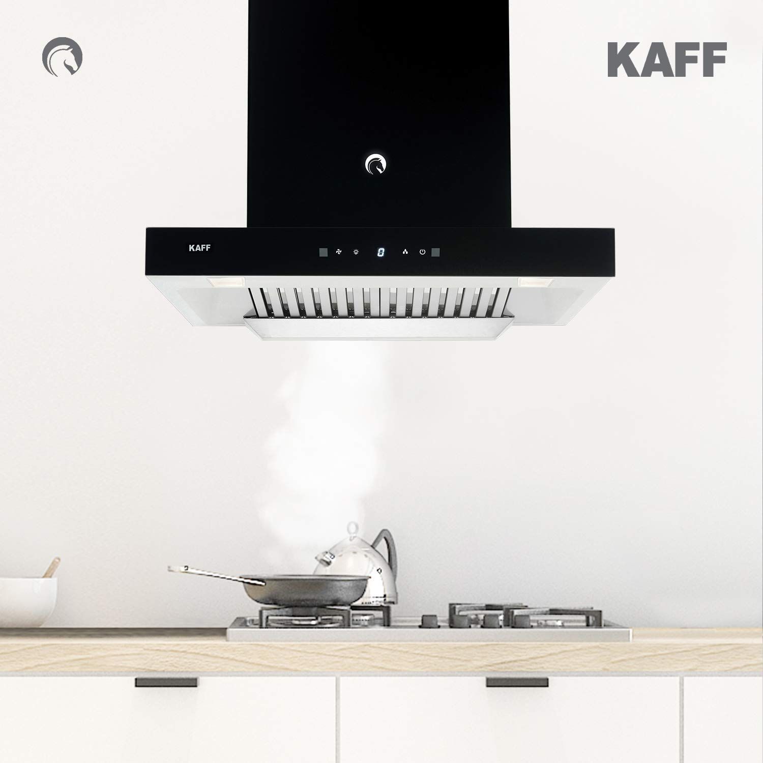 KAFF VITO DHC 60cm 1180m3/hr Ducted Auto Clean Wall Mounted Chimney with Touch Control Panel (Black)_11