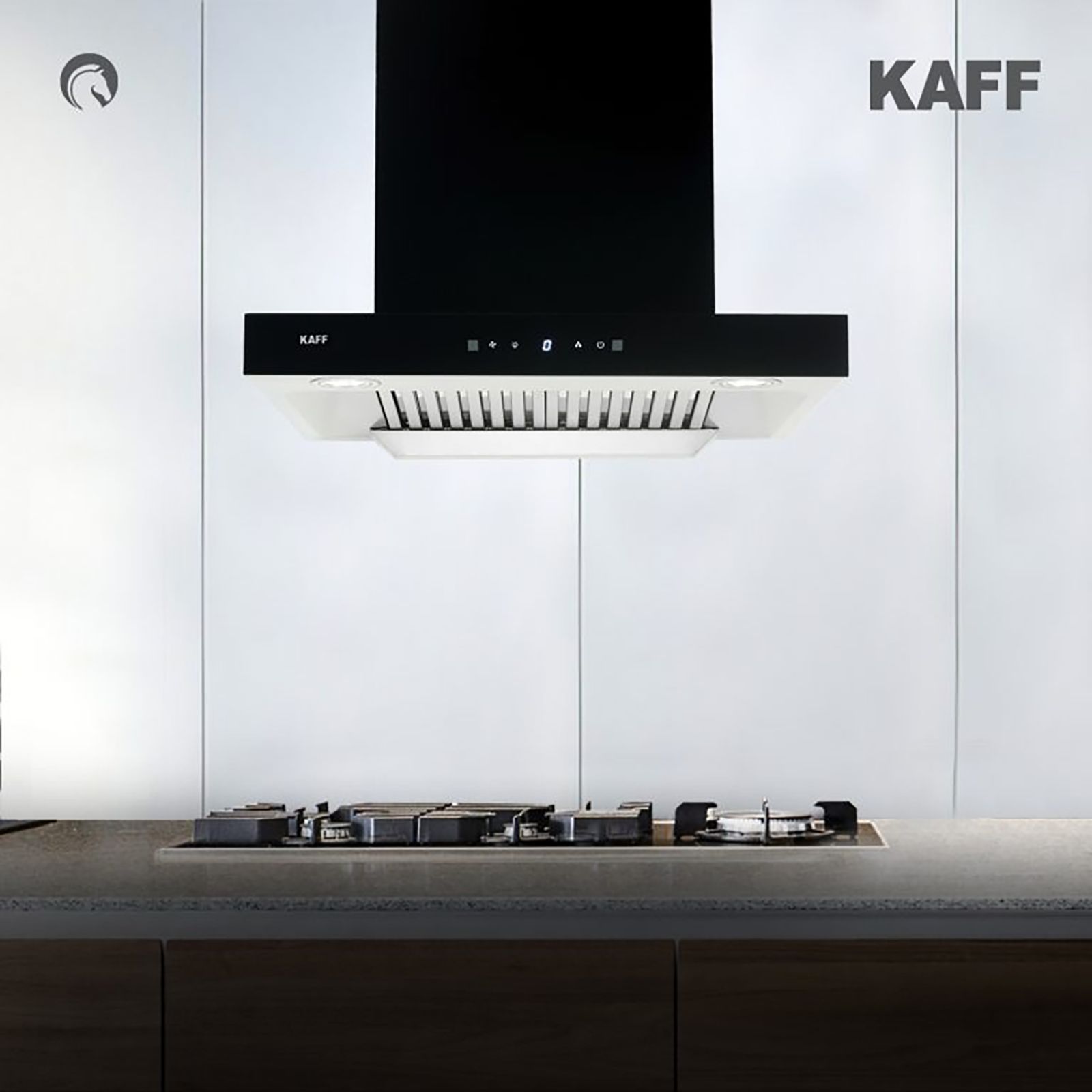 KAFF VITO DHC 60cm 1180m3/hr Ducted Auto Clean Wall Mounted Chimney with Touch Control Panel (Black)_15