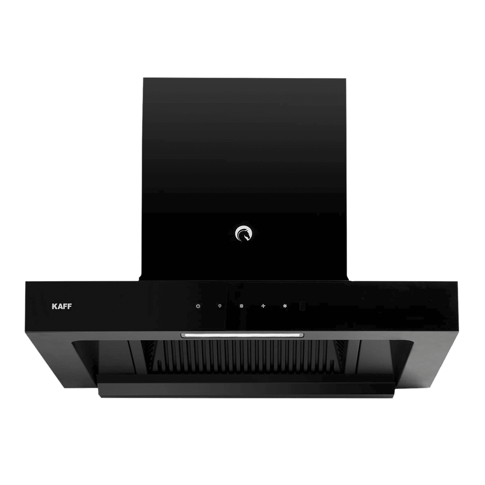 KAFF Casto DHC 60cm 1250m3/hr Ducted Auto Clean Wall Mounted Chimney with Thermostatic Touch Control Panel (Black)_1