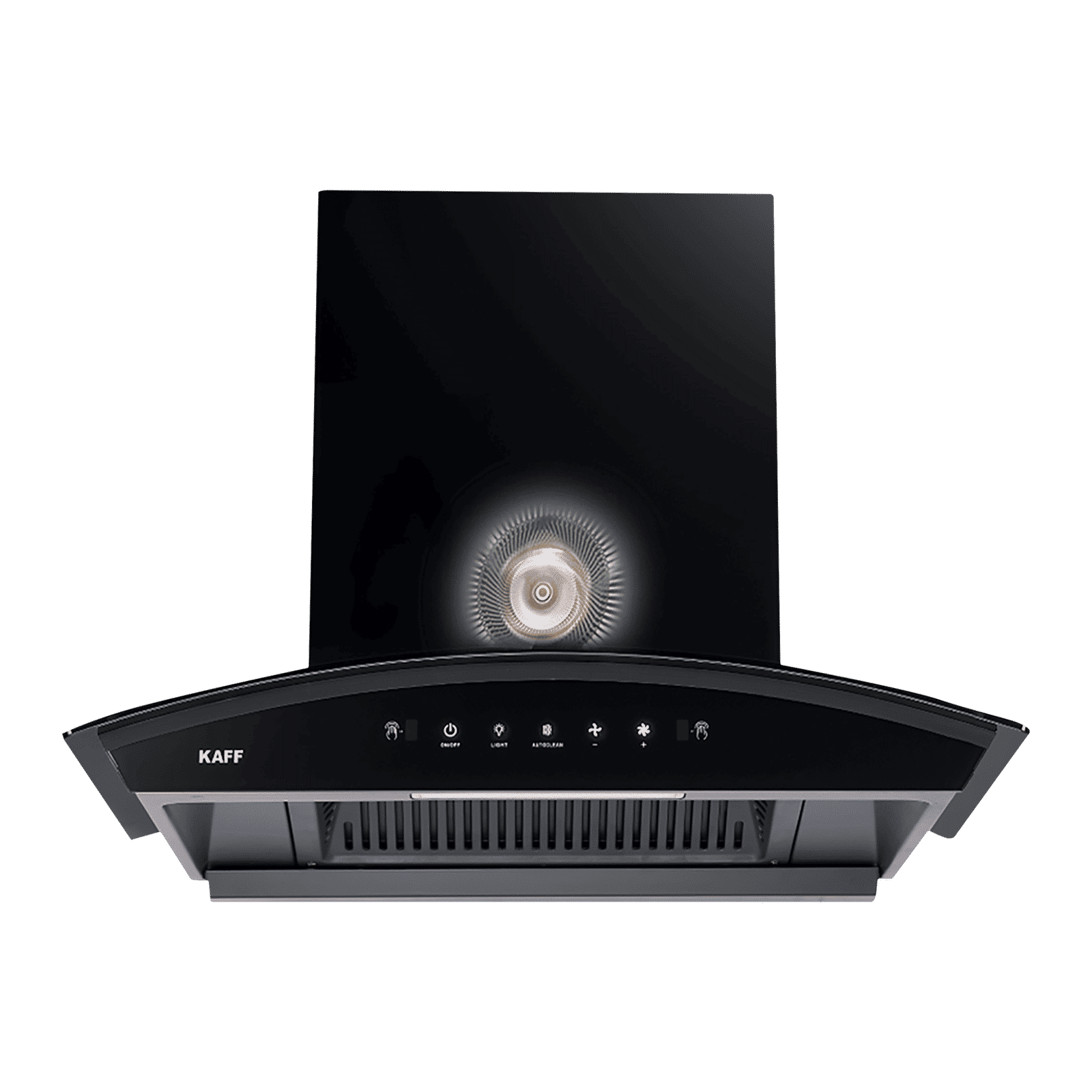 KAFF VASCO DHC 60cm 1250m3/hr Ducted Auto Clean Wall Mounted Chimney with Touch Control Panel (Black)_1