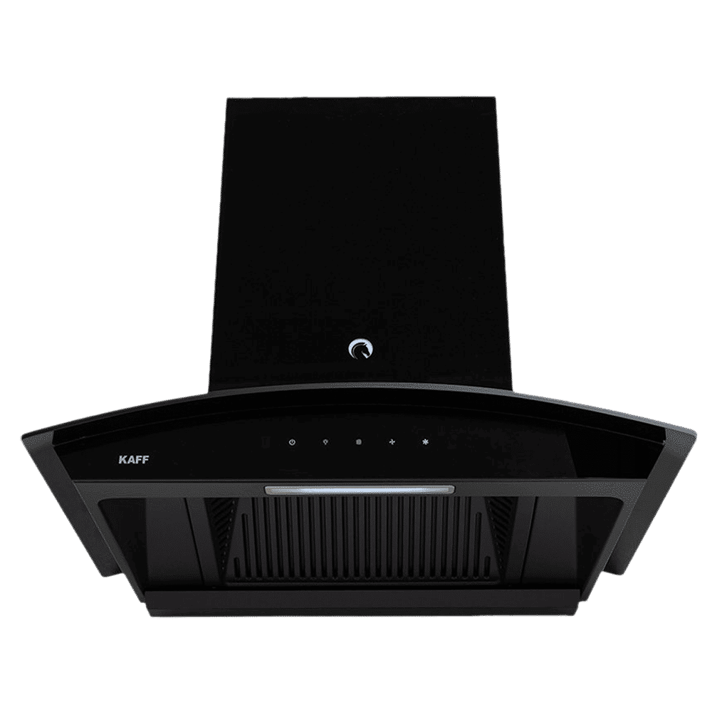 KAFF VASCO DHC 60cm 1250m3/hr Ducted Auto Clean Wall Mounted Chimney with Touch Control Panel (Black)_13