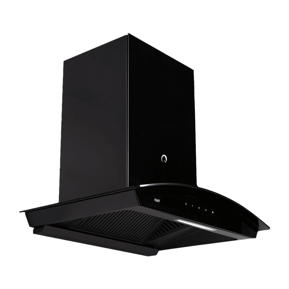 KAFF VASCO DHC 60cm 1250m3/hr Ducted Auto Clean Wall Mounted Chimney with Touch Control Panel (Black)_5