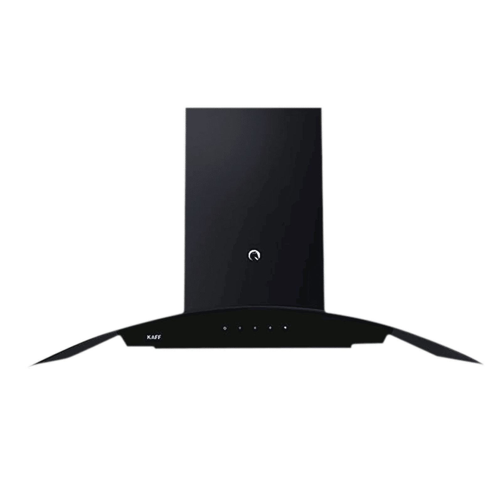 KAFF VASCO DHC 75cm 1250m3/hr Ducted Auto Clean Wall Mounted Chimney with Touch Control Panel (Black)_5