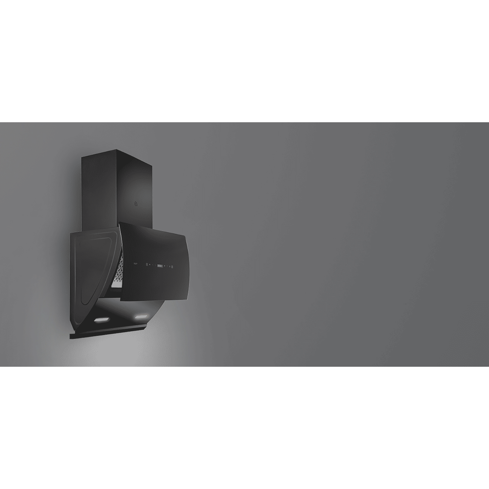 KAFF LYRA DHC 60cm 1250m3/hr Ducted Auto Clean Wall Mounted Chimney with Thermostatic Touch Control (Black)_15