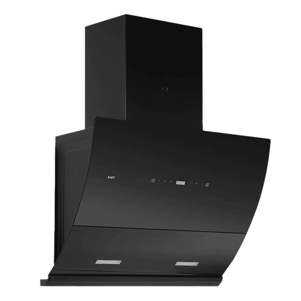 KAFF LYRA DHC 60cm 1250m3/hr Ducted Auto Clean Wall Mounted Chimney with Thermostatic Touch Control (Black)_16