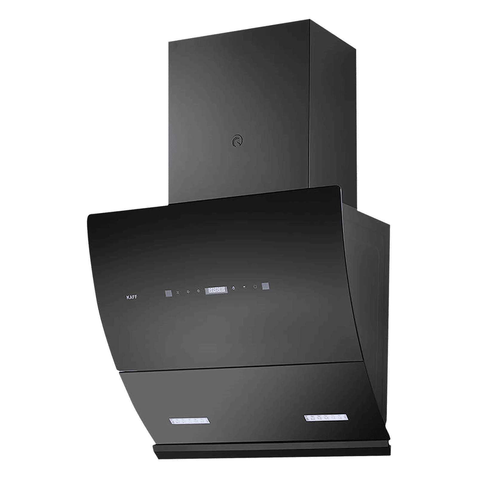 KAFF LYRA DHC 60cm 1250m3/hr Ducted Auto Clean Wall Mounted Chimney with Thermostatic Touch Control (Black)_3