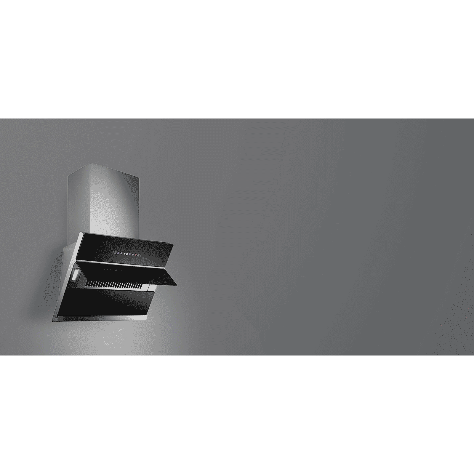 KAFF NOBELO TX DHC 60cm 1250m3/hr Ducted Auto Clean Wall Mounted Chimney with Touch Control Panel (Black)_13