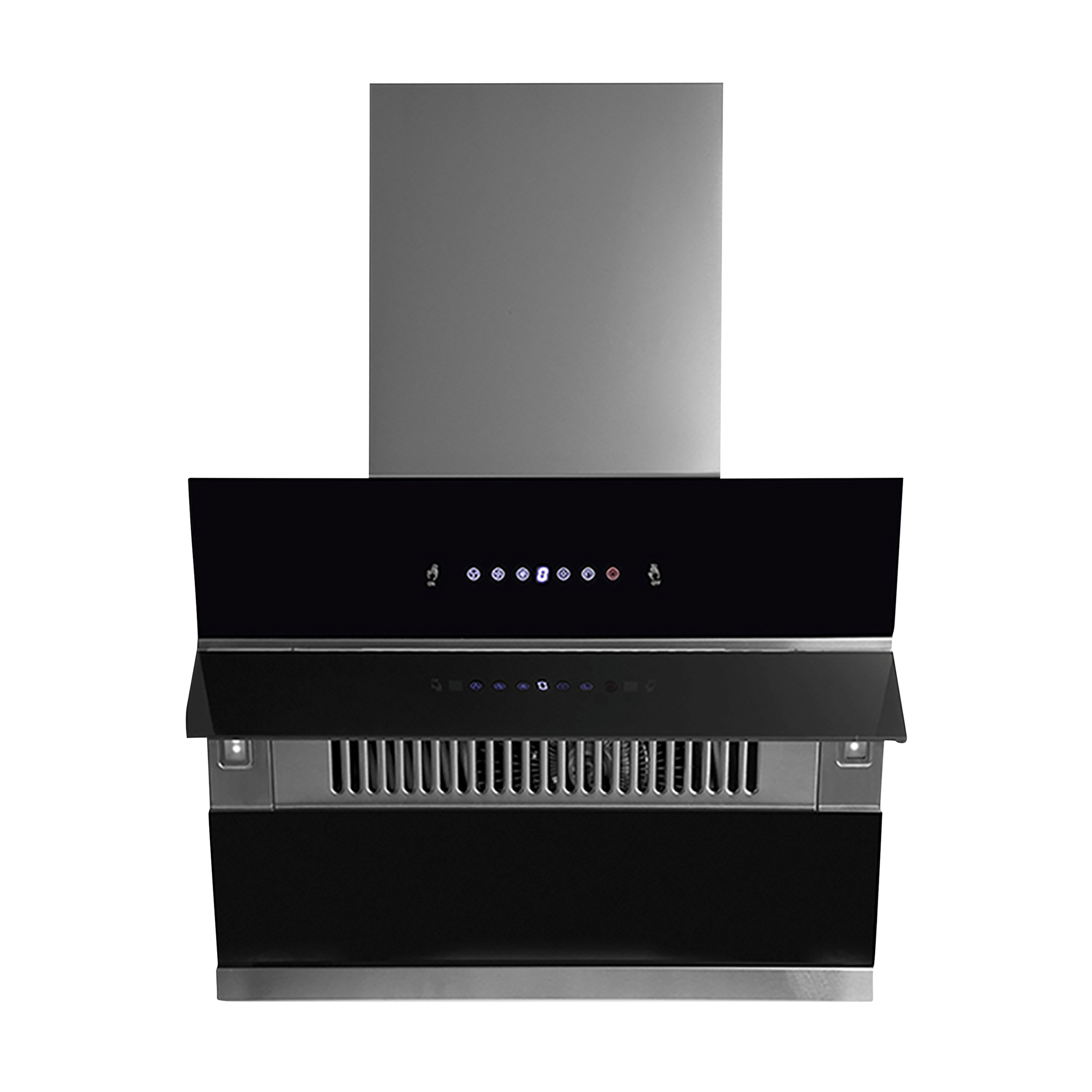 KAFF NOBELO TX DHC 75cm 1250m3/hr Ducted Auto Clean Wall Mounted Chimney with 3 Speed Gesture Control (Black)_1