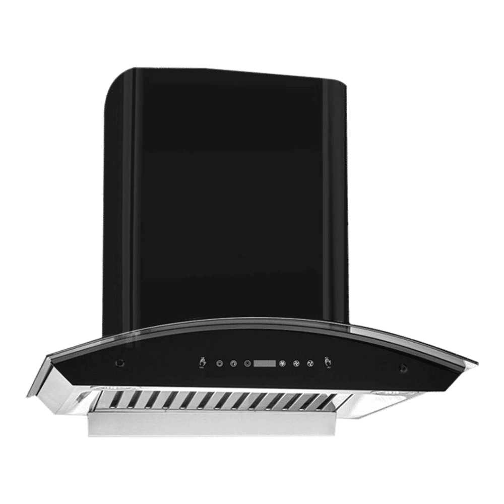 KAFF PRIMA TX DHC 90cm 1180m3/hr Ducted Auto Clean Wall Mounted Chimney with Thermostatic Touch Control Panel (Black)_8