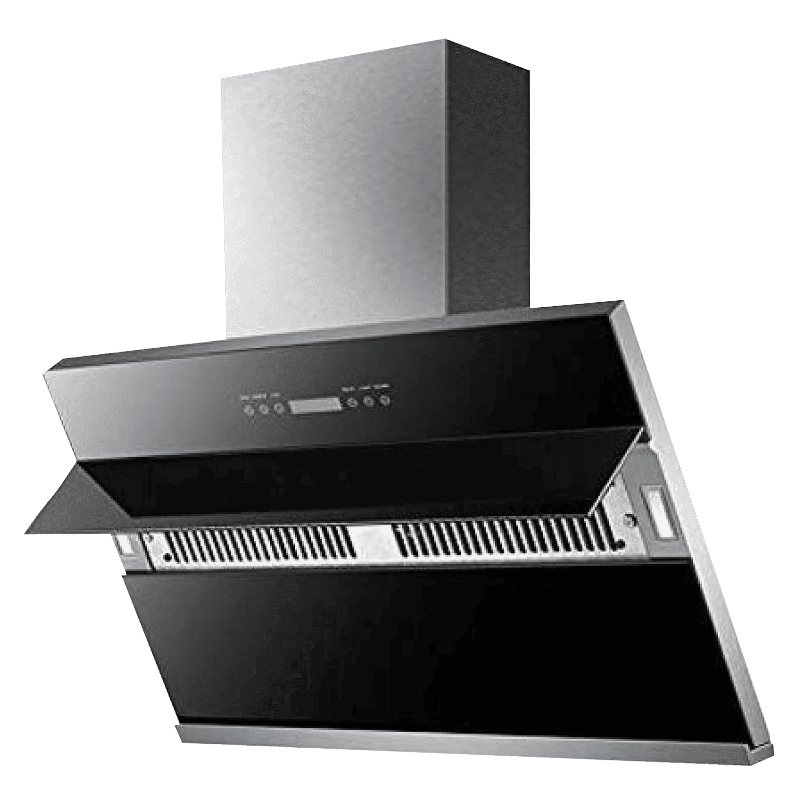 KAFF NOBELO TX DHC 90cm 1340m3/hr Ducted Auto Clean Wall Mounted Chimney with Touch Control Panel (Black)_14