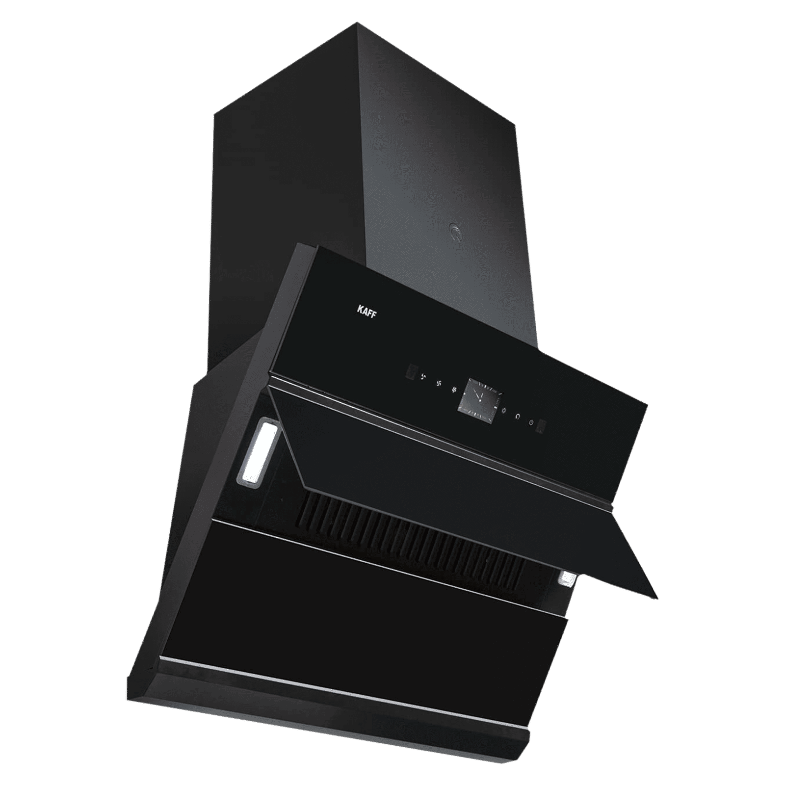 KAFF ALBURY DHC 60cm 1280m3/hr Ducted Auto Clean Wall Mounted Chimney with Thermostatic Touch Control Panel (Black)_4