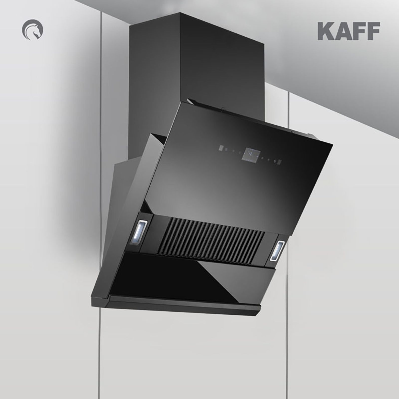 KAFF HAWK DHC 60cm 1180m3/hr Ducted Auto Clean Wall Mounted Chimney with Thermostatic Touch Control Panel (Black)_12