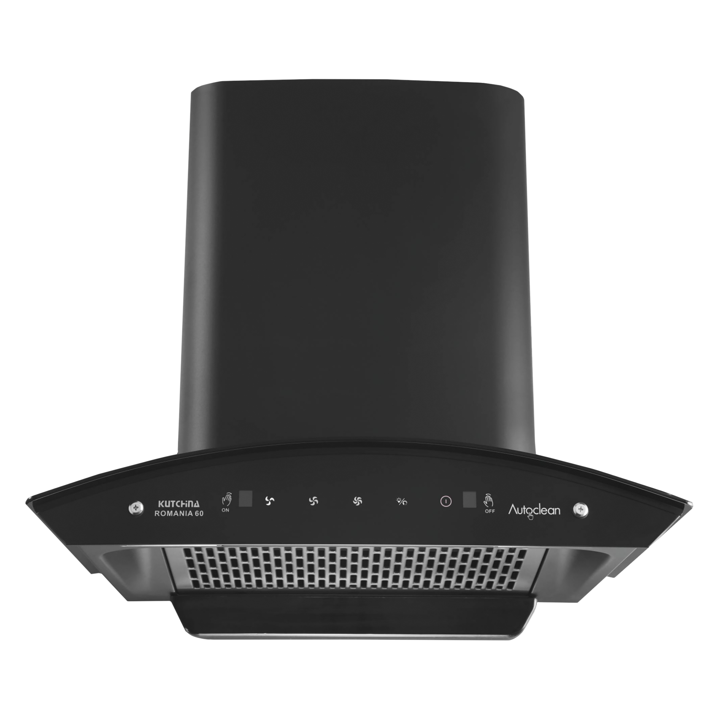 Kutchina Romania 60cm 1250m3/hr Ductless Auto Clean Wall Mounted Chimney with Wave Sensor (Black)_4