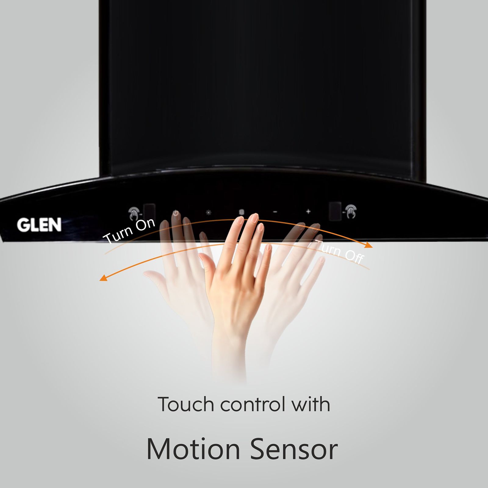GLEN 6060 BL 60cm 1200m3/hr Ducted Auto Clean Wall Mounted Chimney with Touch Control Panel (Black)_17