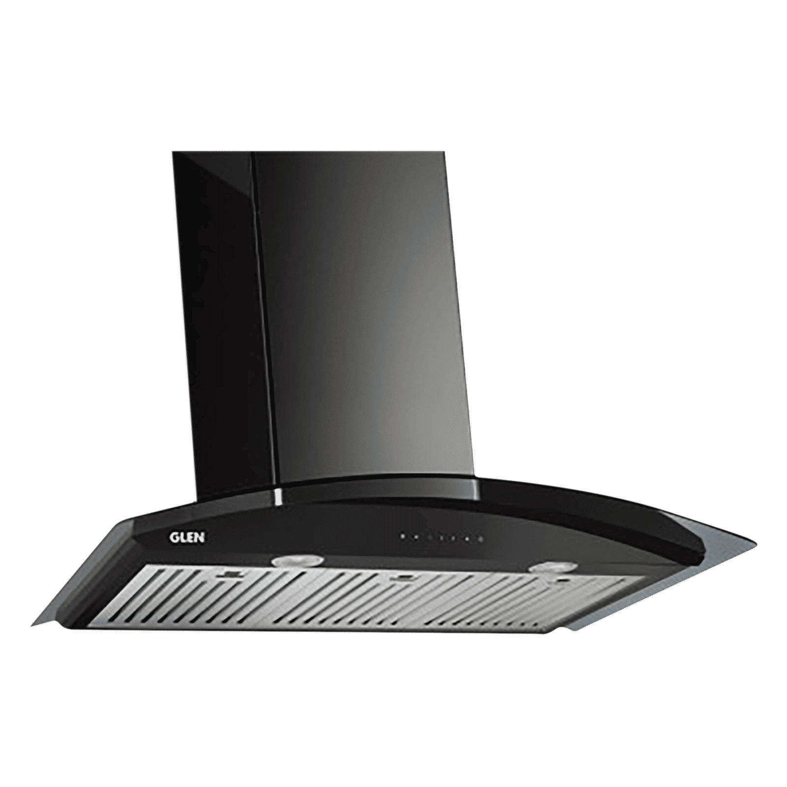 GLEN 6066 MS 60cm 1200m3/hr Ductless Auto Clean Wall Mounted Chimney with Touch Control Panel (Black)_1