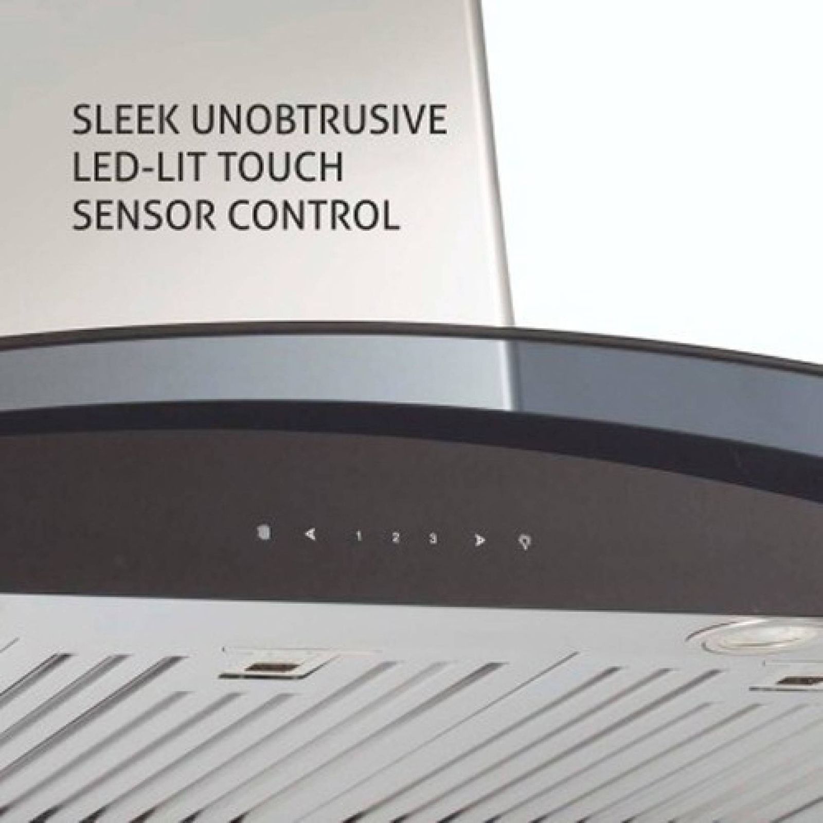 GLEN 6066 MS 60cm 1200m3/hr Ductless Auto Clean Wall Mounted Chimney with Touch Control Panel (Black)_13