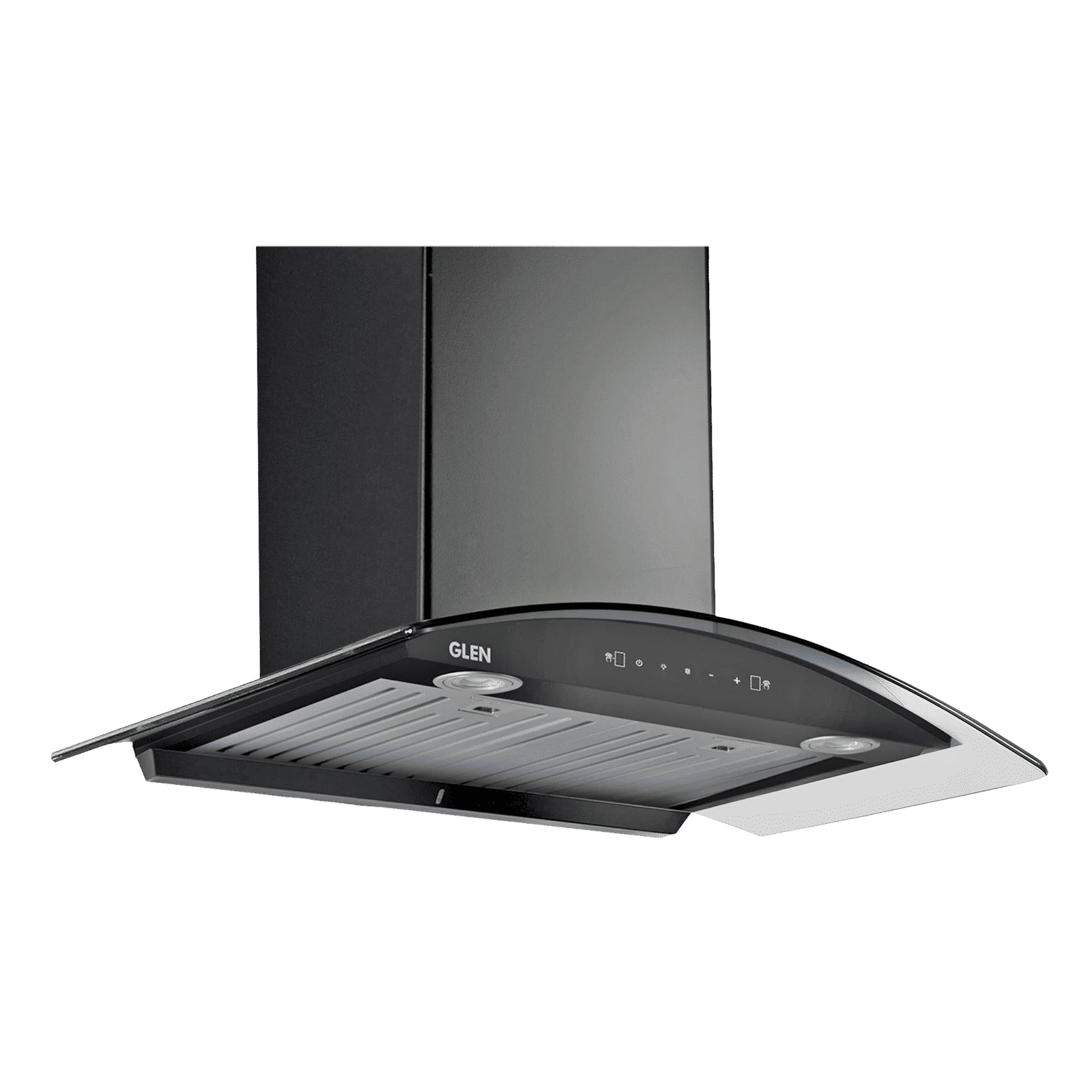 GLEN 6066 MS 60cm 1200m3/hr Ductless Auto Clean Wall Mounted Chimney with Touch Control Panel (Black)_15