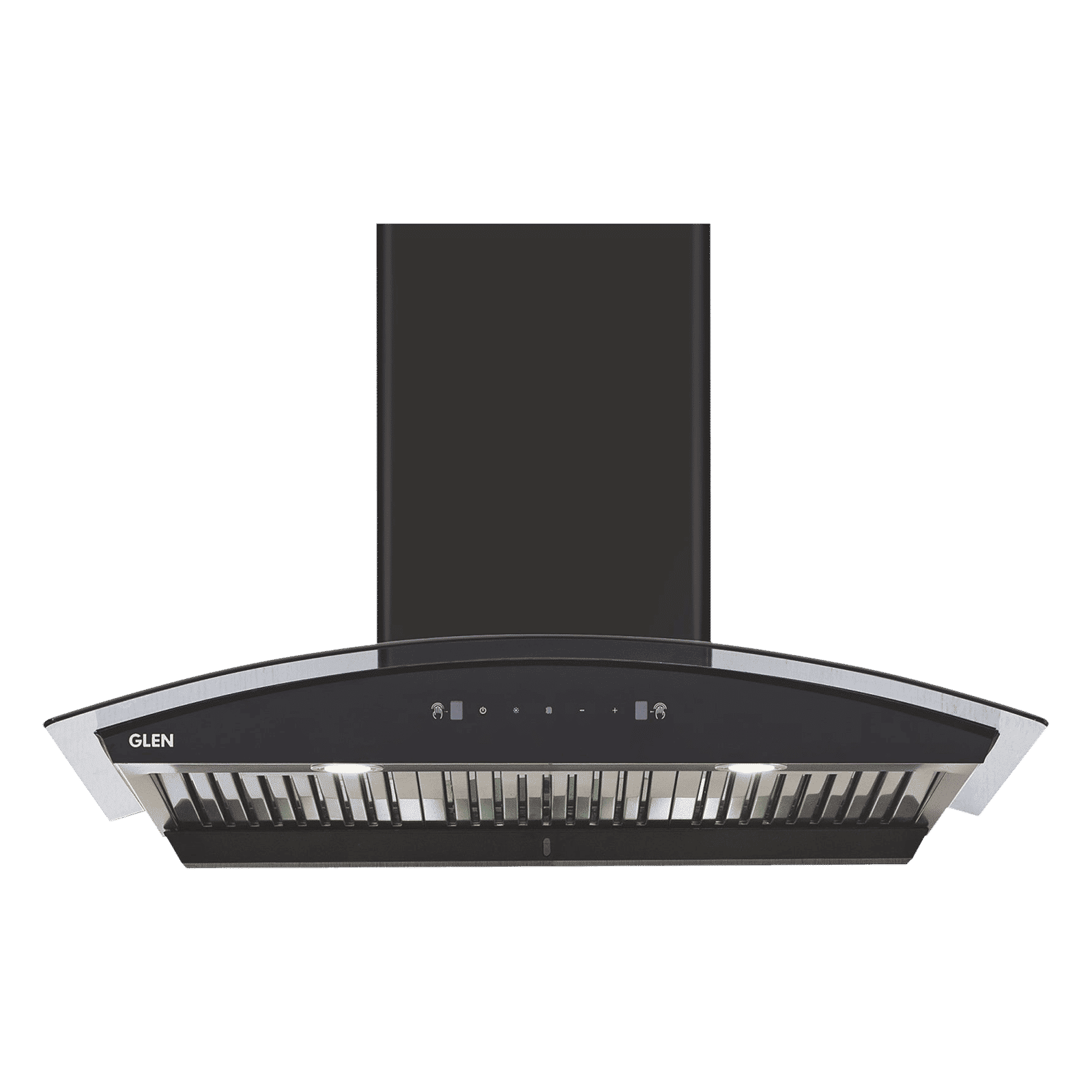 GLEN 6066 MS 60cm 1200m3/hr Ductless Auto Clean Wall Mounted Chimney with Touch Control Panel (Black)_17