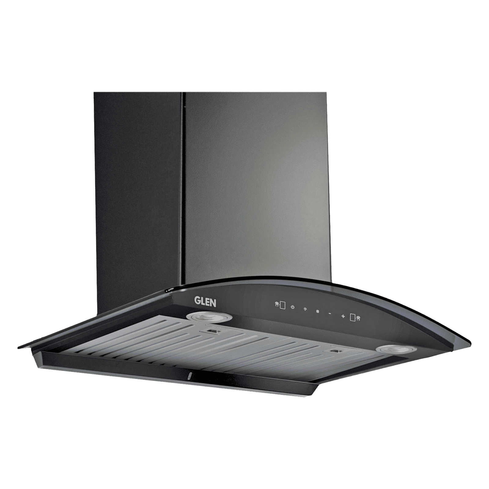 GLEN 6066 MS 60cm 1200m3/hr Ductless Auto Clean Wall Mounted Chimney with Touch Control Panel (Black)_5