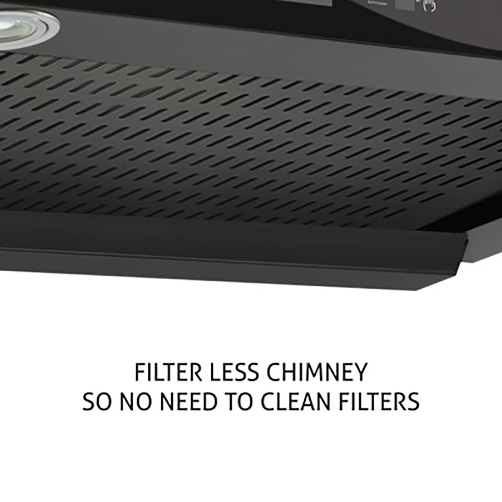 GLEN 6061 BL BLDC MS 60cm 1200m3/hr Ductless Wall Mounted Chimney with Touch Control Panel (Black)_6