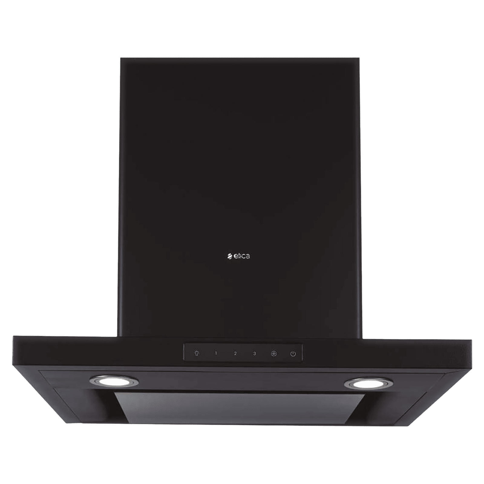 elica SPOT H4 EDS PLUS HE LTW 90 NERO T4V LED 90cm 1220m3/hr Ducted Wall Mounted Chimney with Touch Control (Black)_1