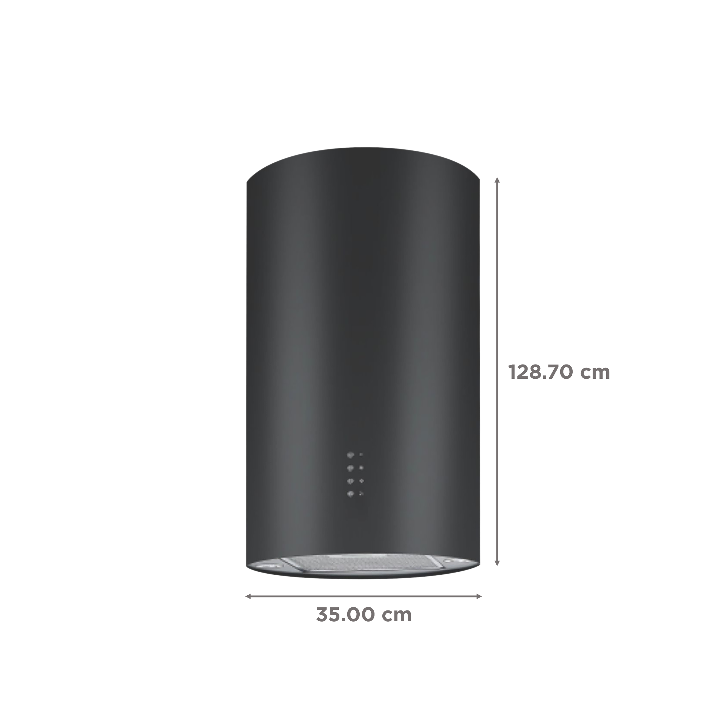 elica CIRCLE 350 NERO 35cm 1000m3/hr Ducted Wall Mounted Chimney with Electronic Remote Control (Black) elica CIRCLE 350 NERO 35cm 1000m3/hr Ducted Wall Mounted Chimney with Electronic Remote Control (Black)_2
