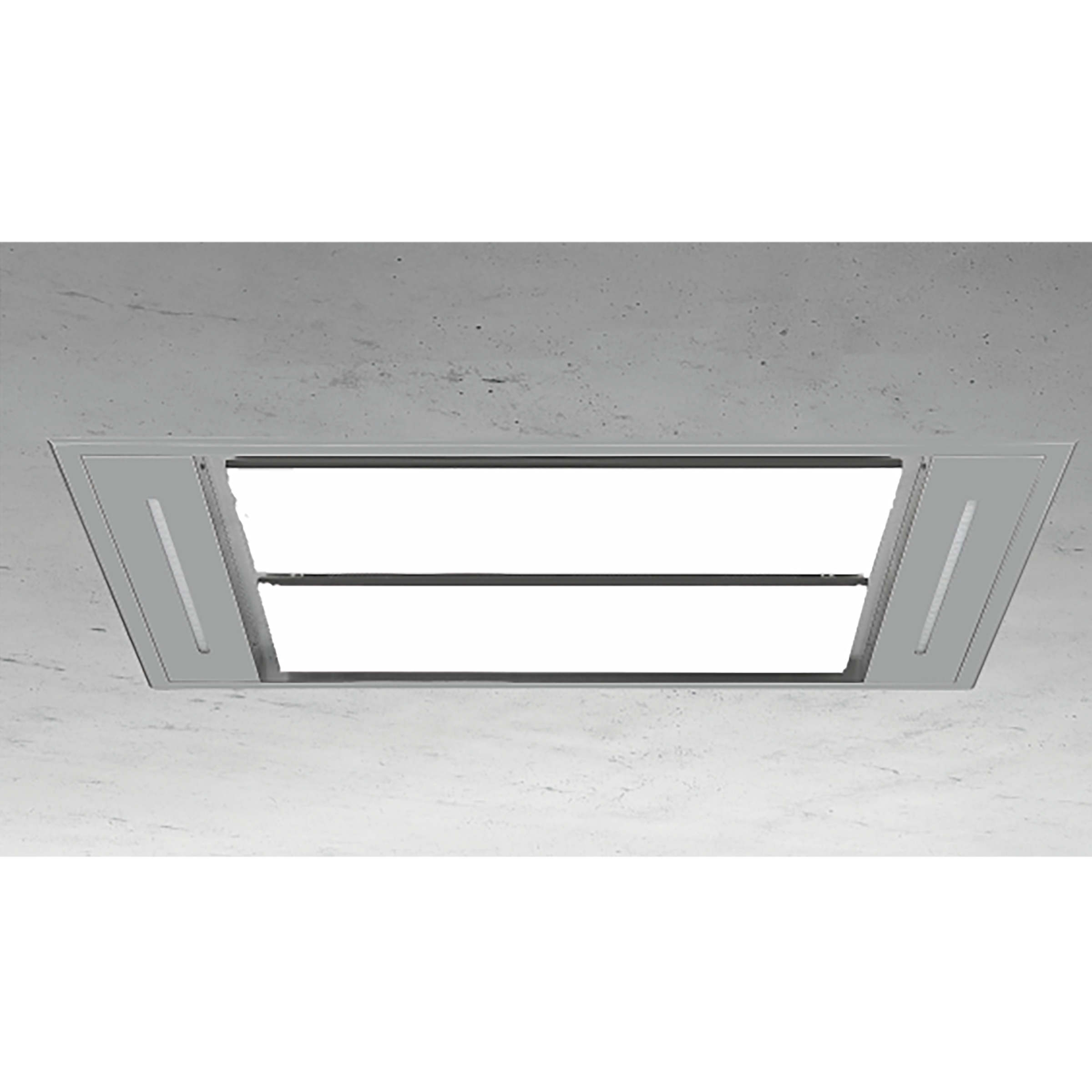 elica GLACIER 110 WH 110cm 1100m3/hr Ductless Ceiling Mounted Chimney with LED Lamp (Stainless Steel)_4