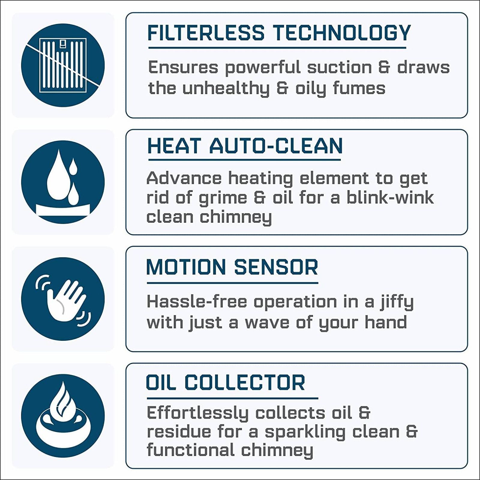 elica WDFL 906 HAC LTW MS NERO 90cm 1200m3/hr Ducted Auto Clean Wall Mounted Chimney with Touch Control Panel (Black)_15