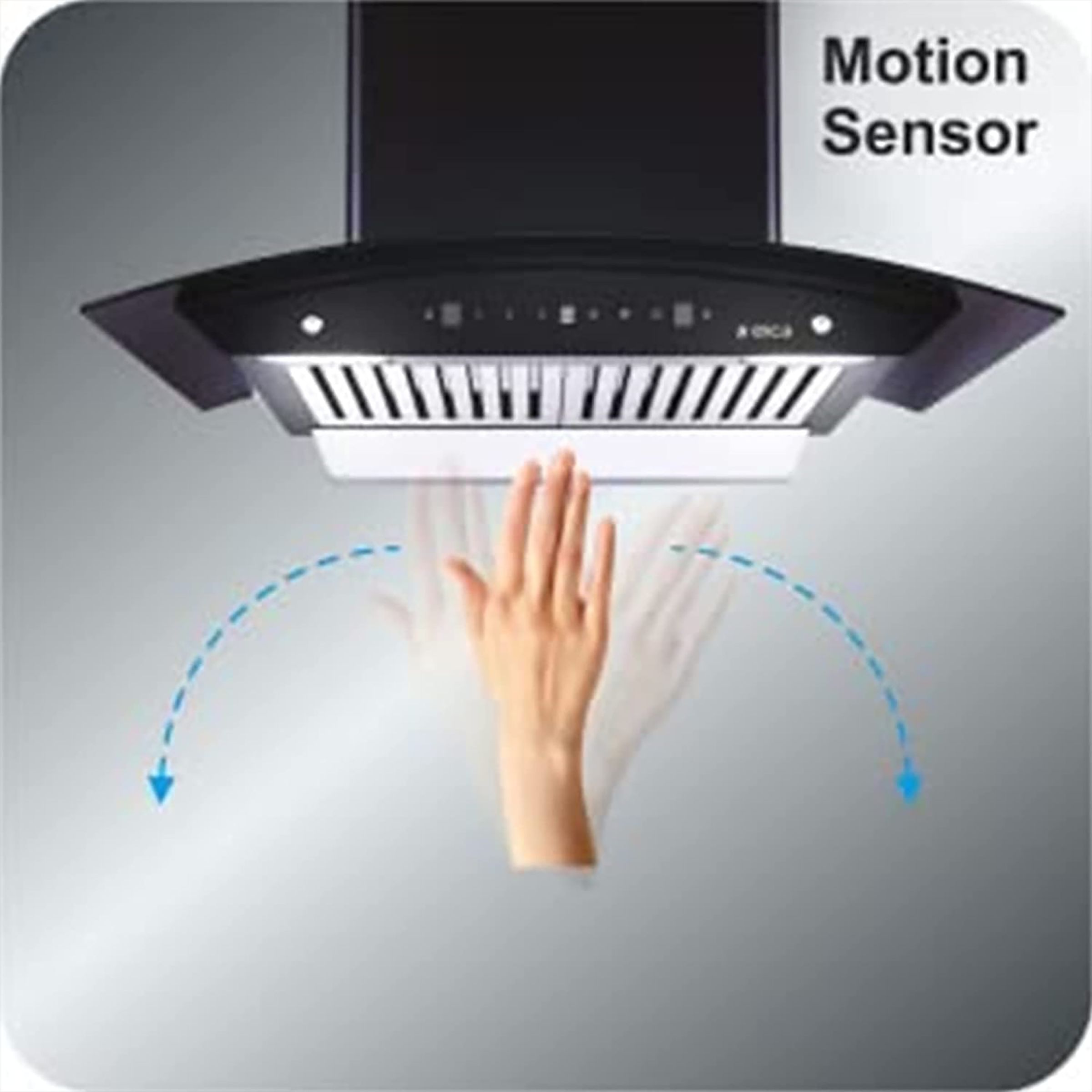 elica WDBF 606 HC MS NERO 60cm 1200m3/hr Ducted Auto Clean Wall Mounted Chimney with Touch Control Panel (Black)_5