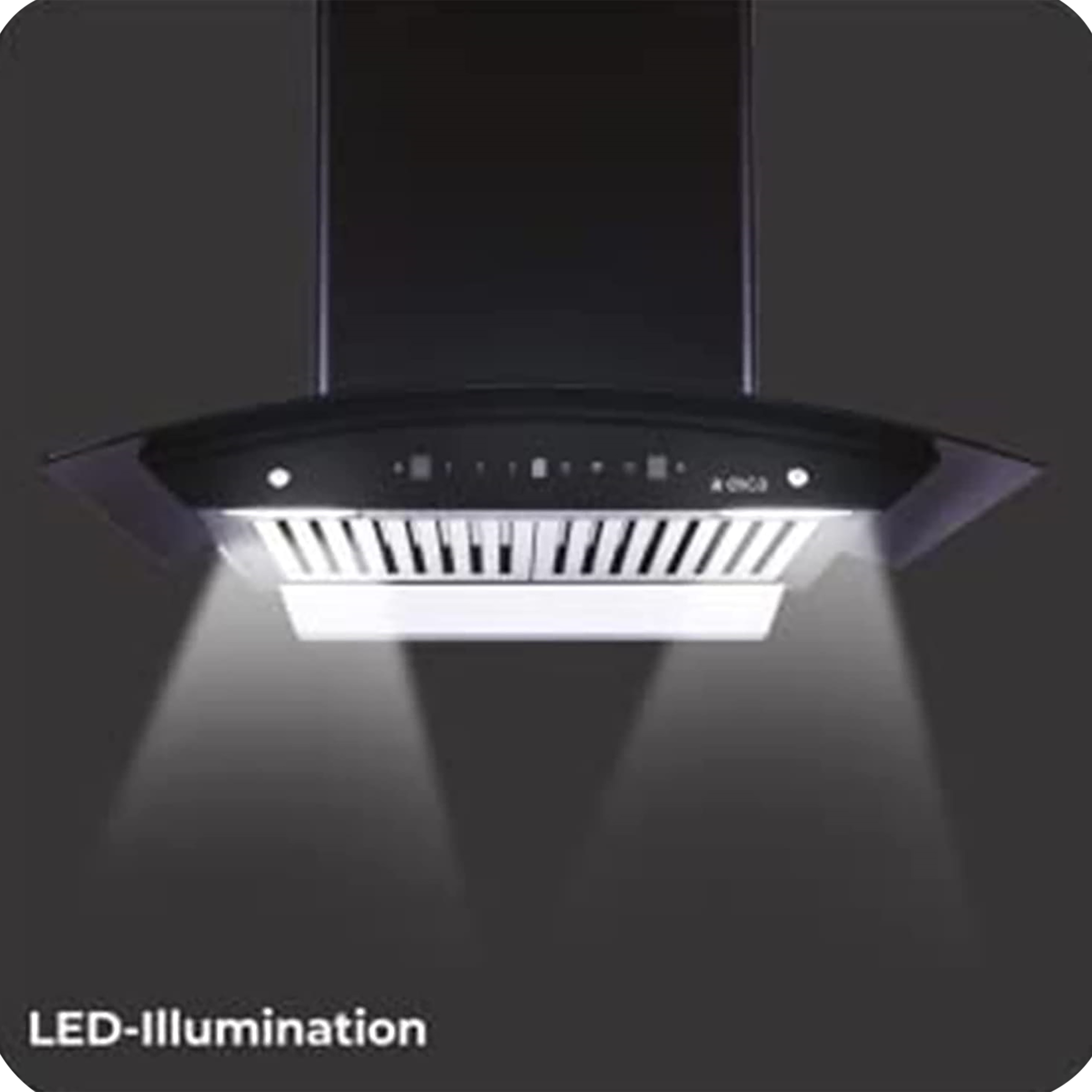 elica WDBF 606 HC MS NERO 60cm 1200m3/hr Ducted Auto Clean Wall Mounted Chimney with Touch Control Panel (Black)_8