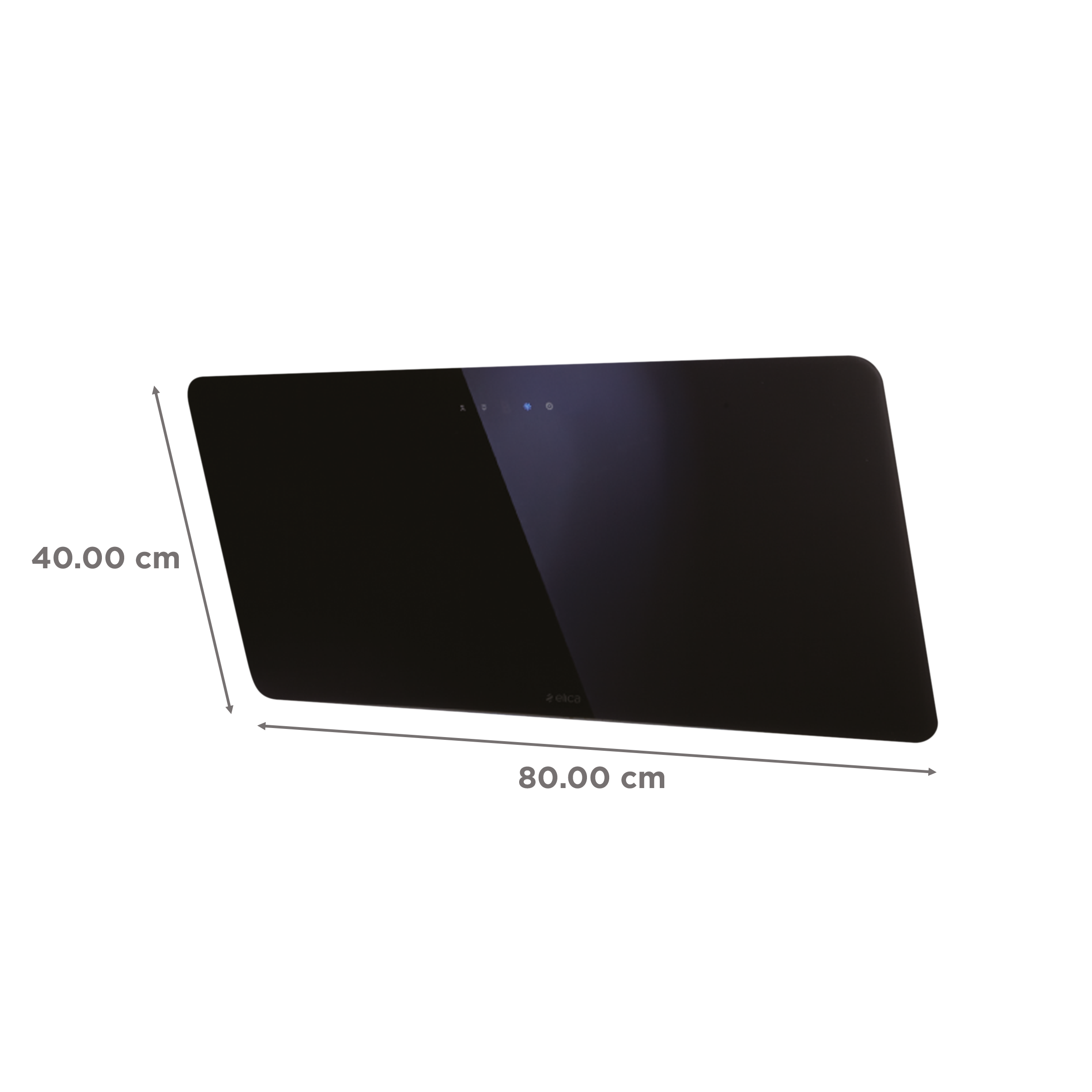 elica KITTY ETB HE LTW 80 BK T4V LED 80cm 1220m3/hr Ducted Wall Mounted Chimney with Touch Control Panel (Black)_2