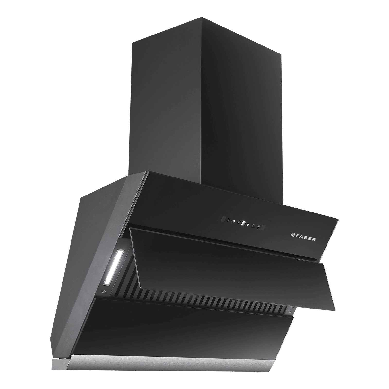 FABER ZENITH FL SC AC BK 75cm 1350m3/hr Ducted Auto Clean Wall Mounted Chimney with Touch Control Panel (Black)_15