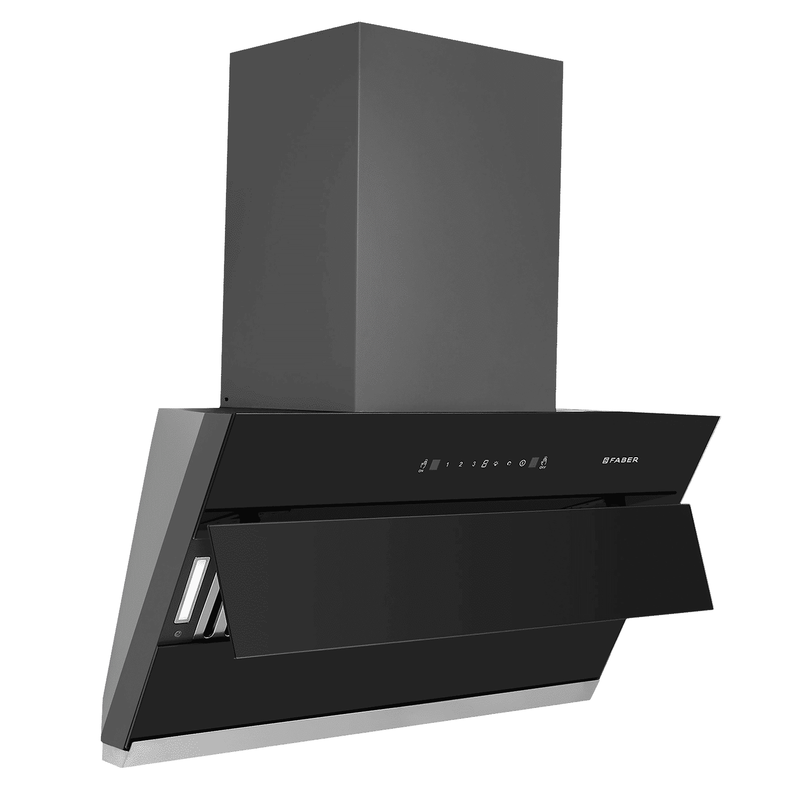 FABER ZENITH FL SC AC BK 75cm 1350m3/hr Ducted Auto Clean Wall Mounted Chimney with Touch Control Panel (Black)_17