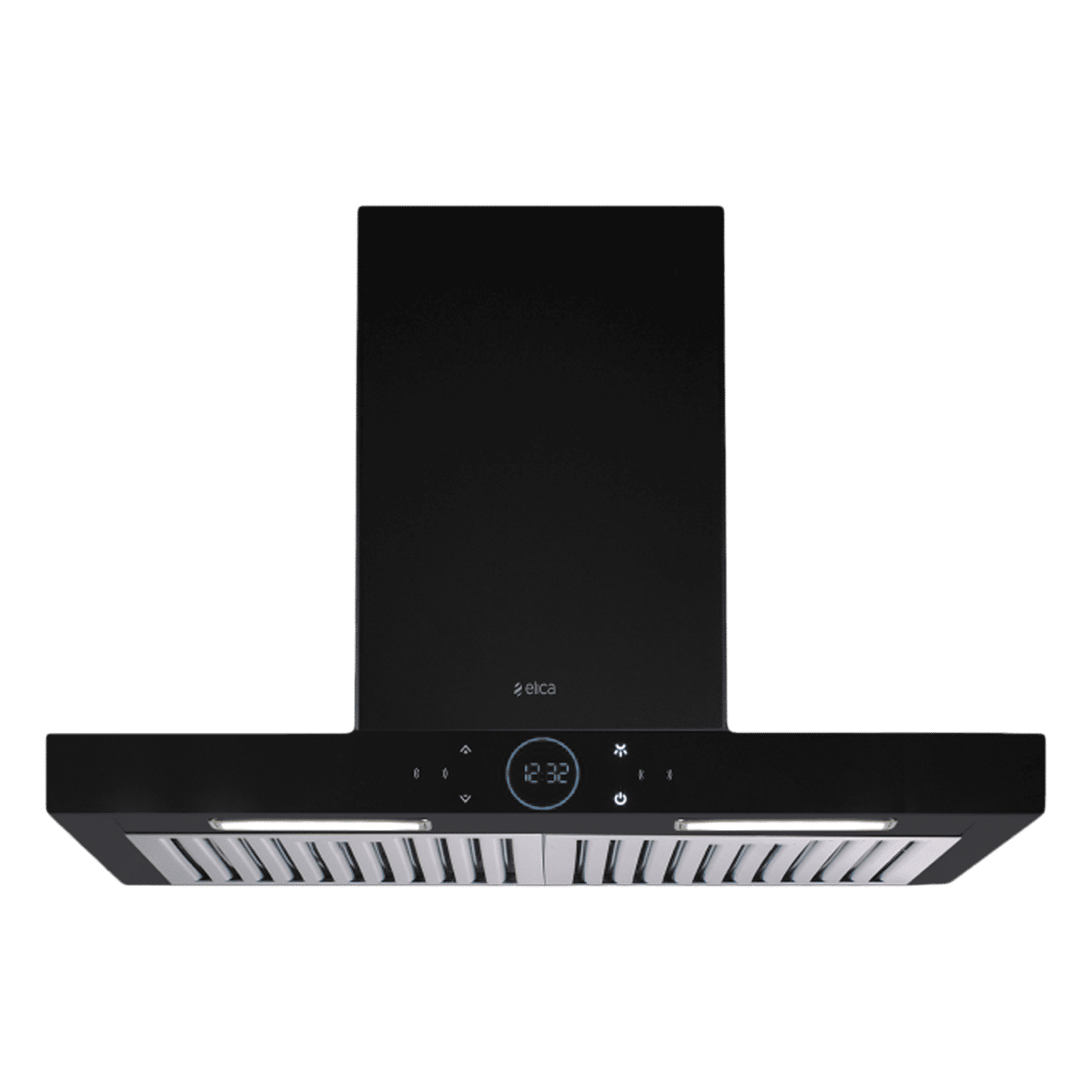 elica ISMART SPOT H6 BF LTW 60 NERO 60cm Ductless Wall Mounted Chimney with Touch Control Panel (Black)_1
