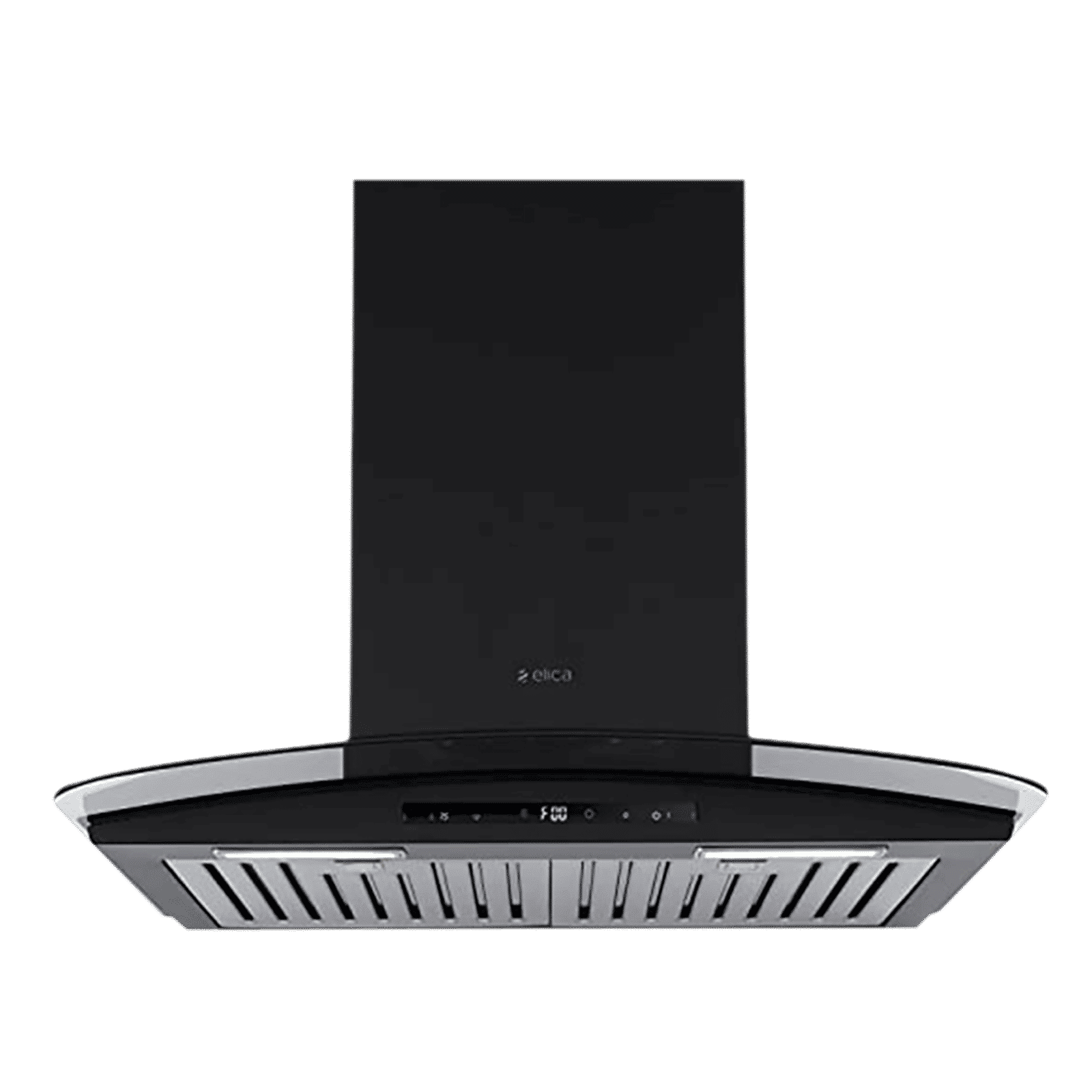 elica ISMART GLACE TRIM BF LTW 60 NERO 60cm Ducted Wall Mounted Chimney with Motion Sensor (Black)_1