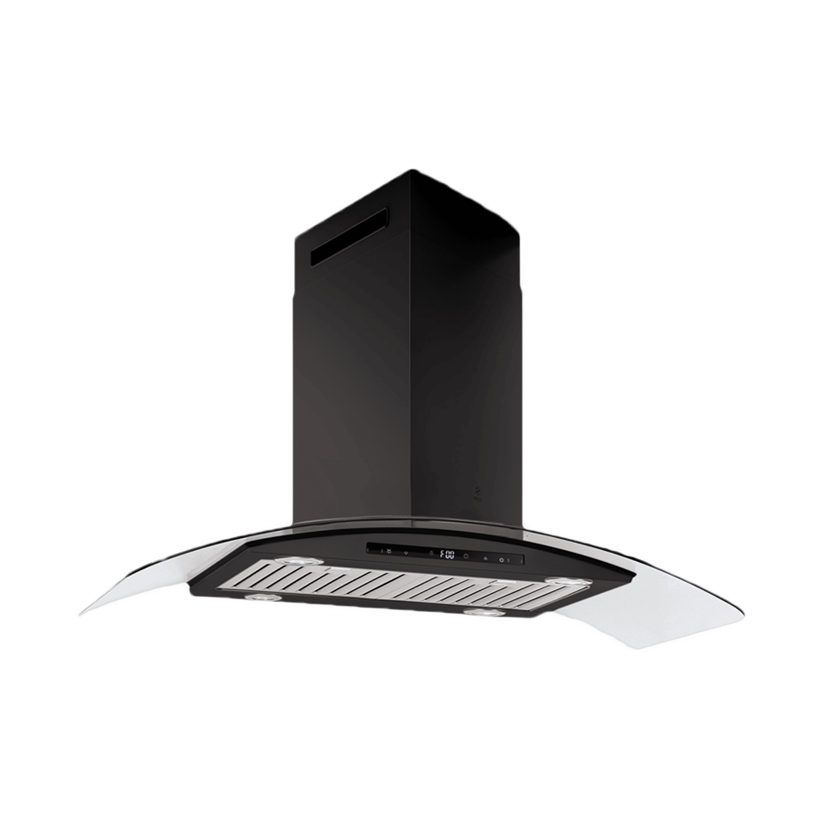 elica ISMART GLACE TRIM BF ISLAND LTW 90 90cm Ductless Ceiling Mounted Chimney with Motion Sensor (Black) elica ISMART GLACE TRIM BF ISLAND LTW 90 90cm Ductless Ceiling Mounted Chimney with Motion Sensor (Black)_1