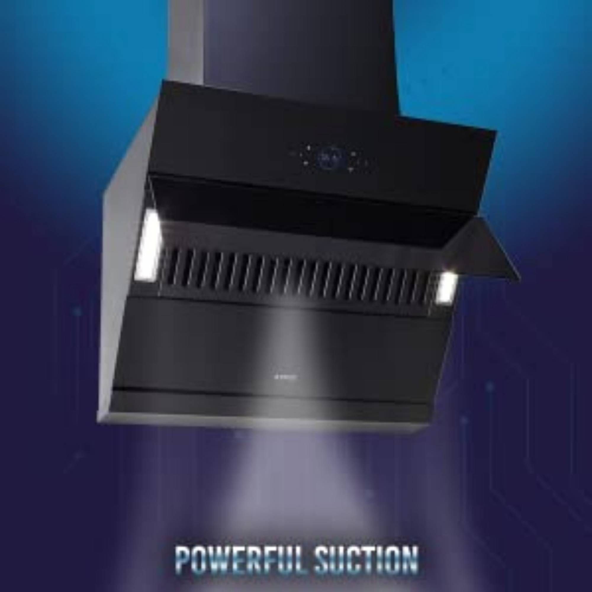 elica ISMART EFL HAC LTW 60 60cm Ductless Auto Clean Ceiling Mounted Chimney with Touch Control Panel (Black)_9