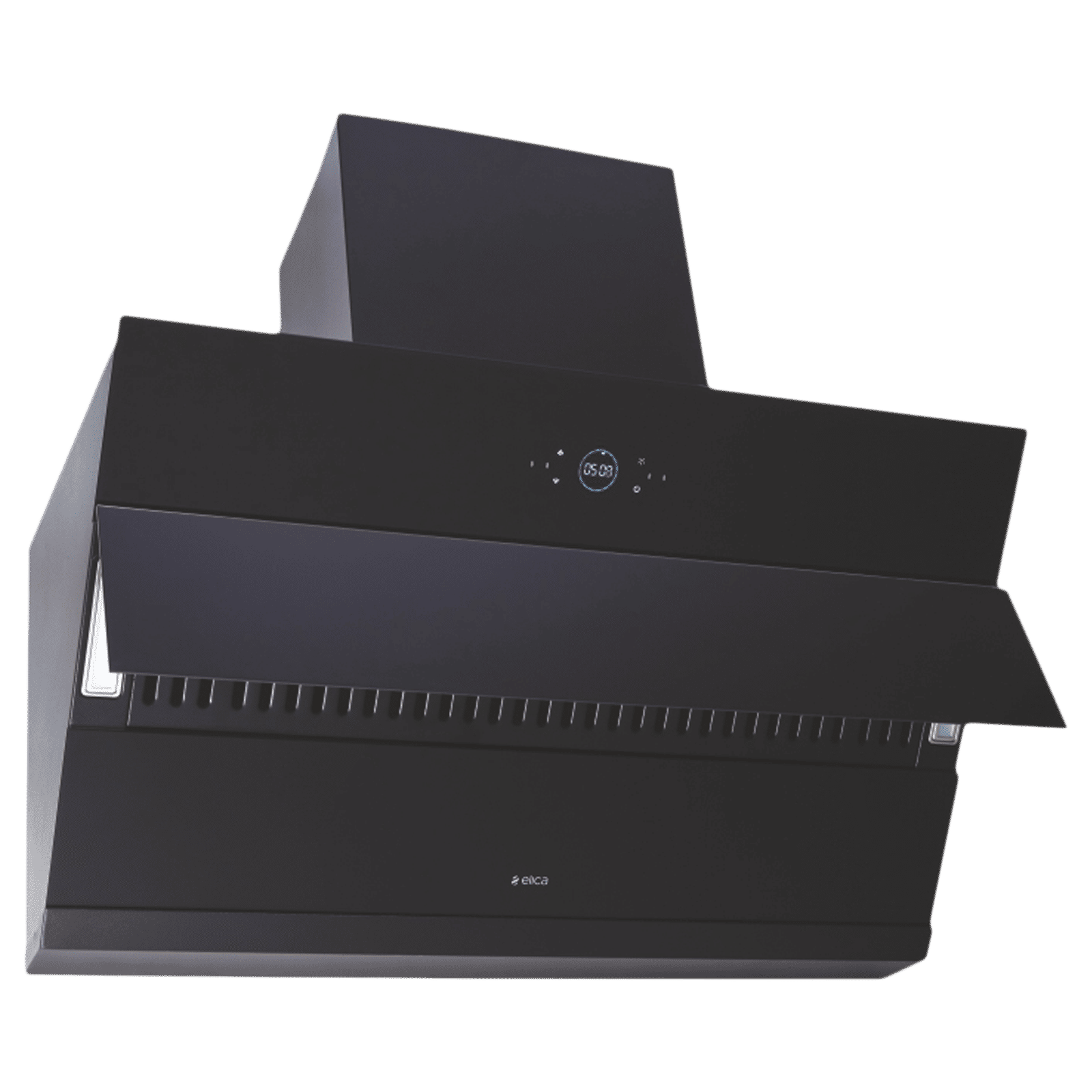 elica ISMART EFL HAC LTW 60 60cm Ductless Auto Clean Ceiling Mounted Chimney with Touch Control Panel (Black)_10