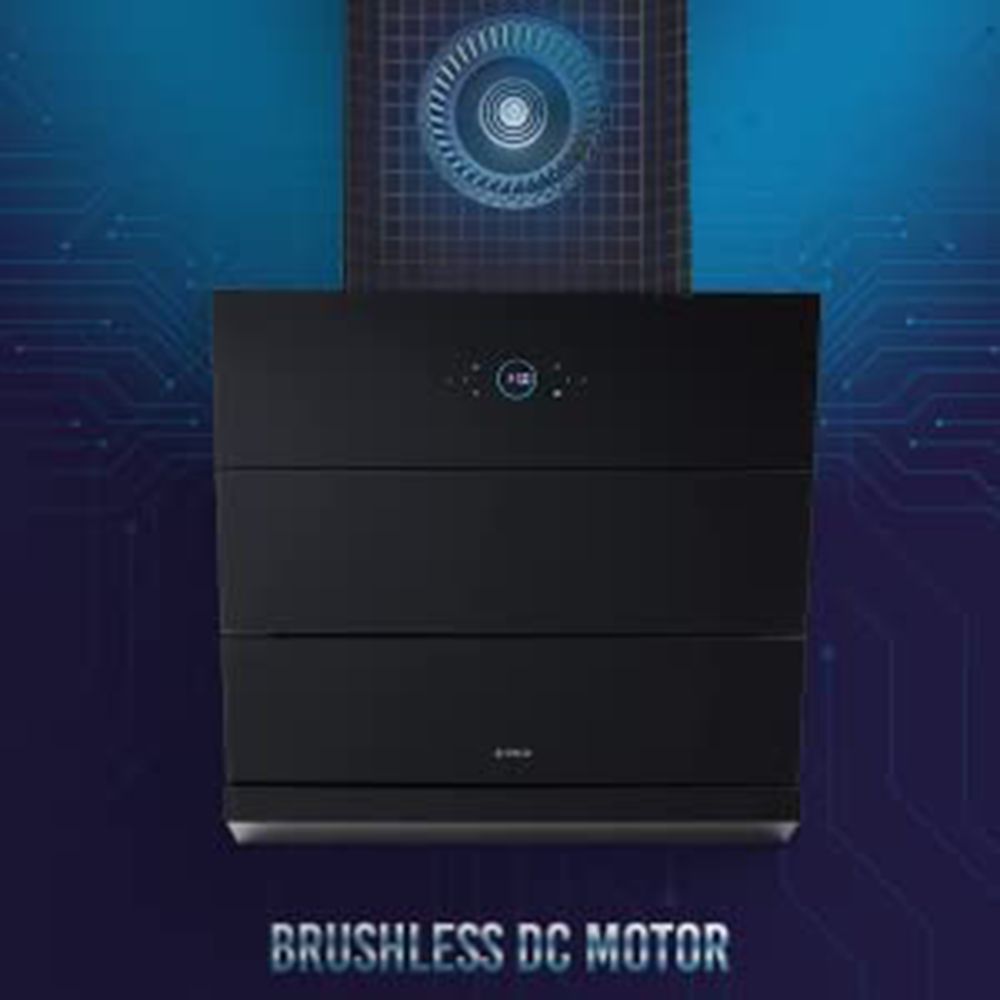 elica ISMART EFL HAC LTW 60 60cm Ductless Auto Clean Ceiling Mounted Chimney with Touch Control Panel (Black)_5