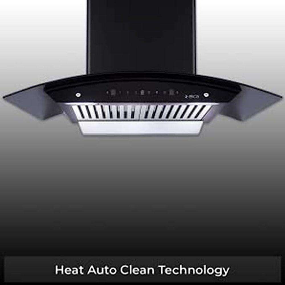 elica WDBF 906 HAC MS NERO 90cm 1200m3/hr Ducted Auto Clean Wall Mounted Chimney with Touch Control Panel (Matt Black)_5